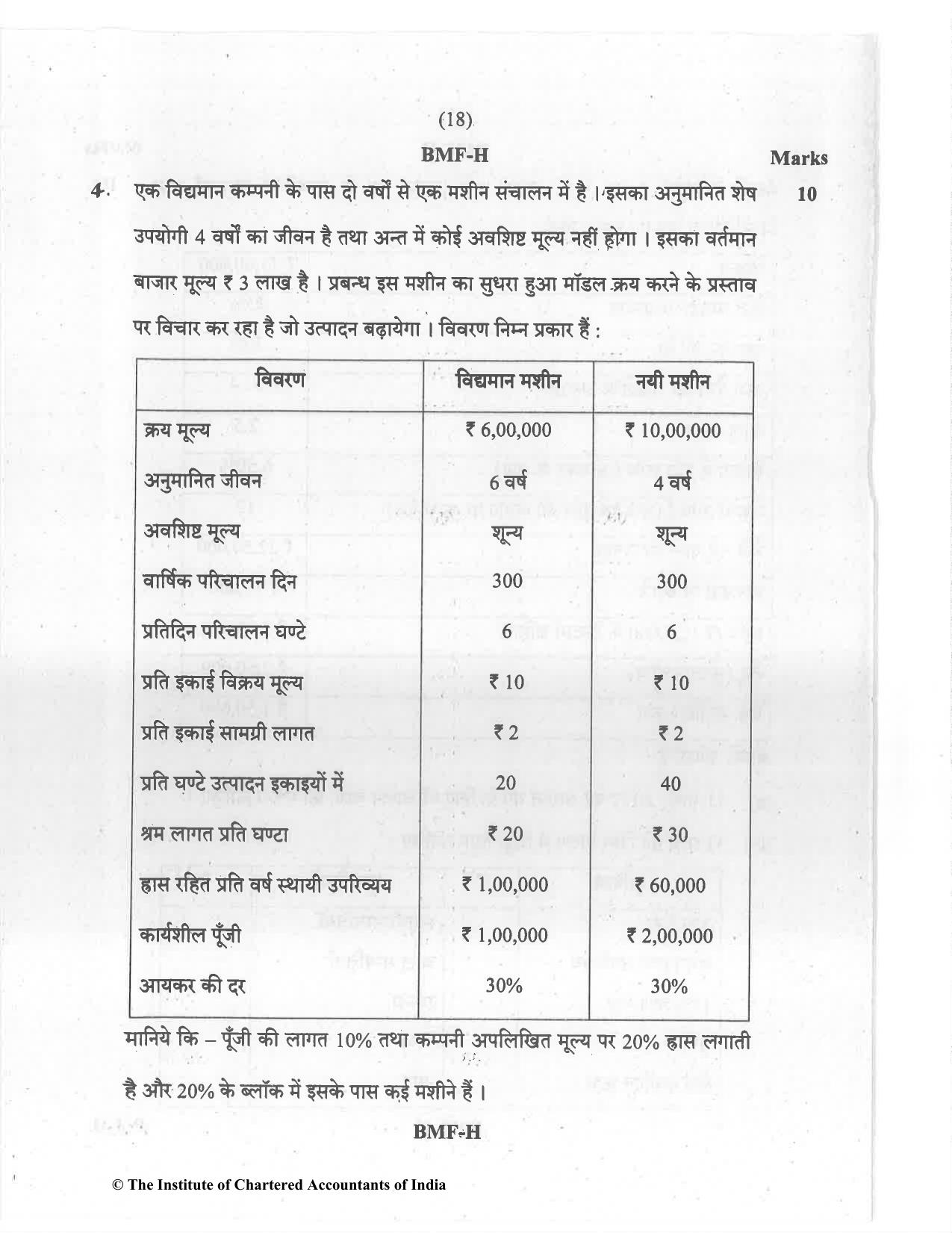 CA Inter Jul 2021 Question Paper - Paper 8 – Financial Management & Economics for Finance - Page 18