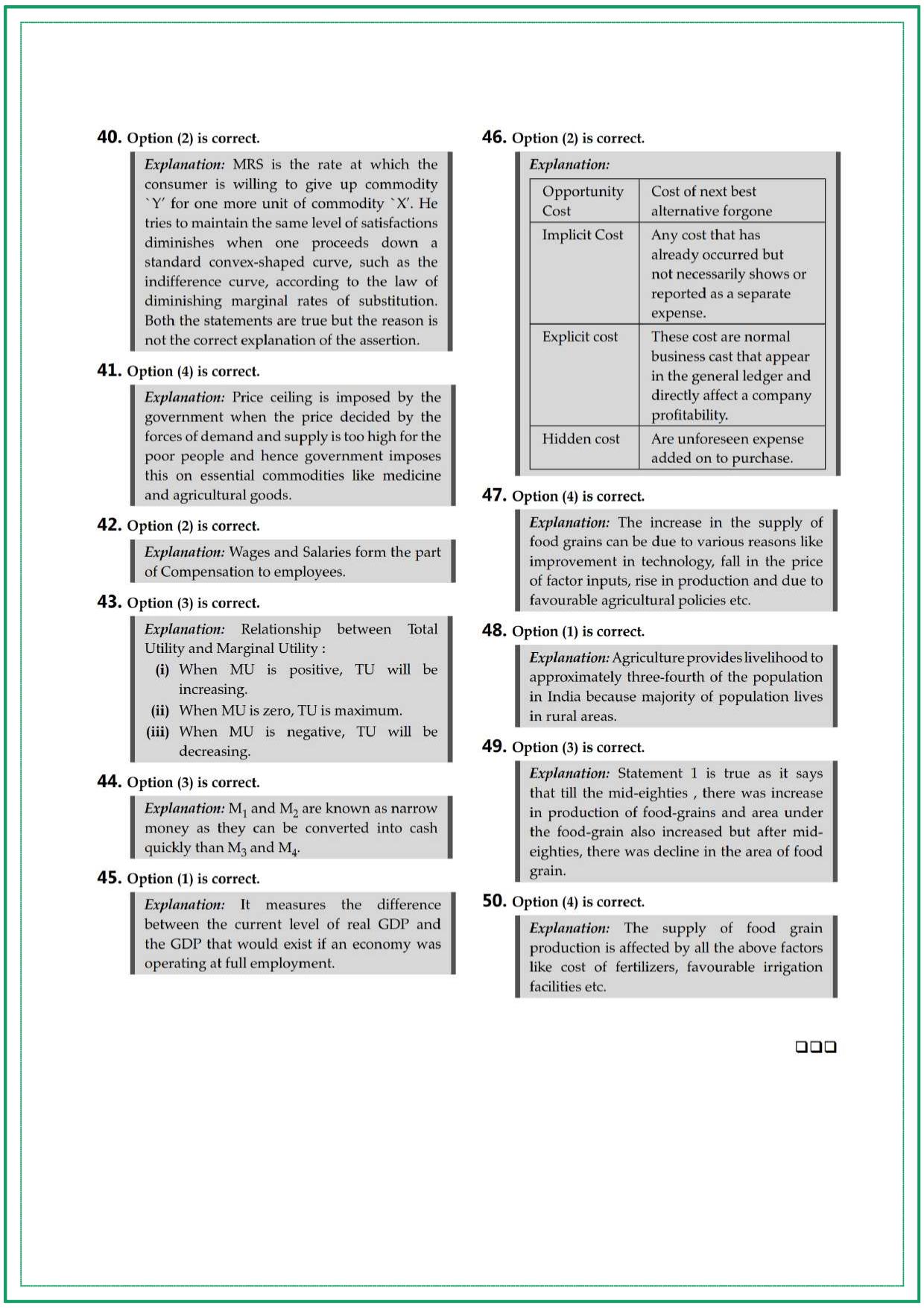CUET UG Economics Sample Paper 10 - Page 9