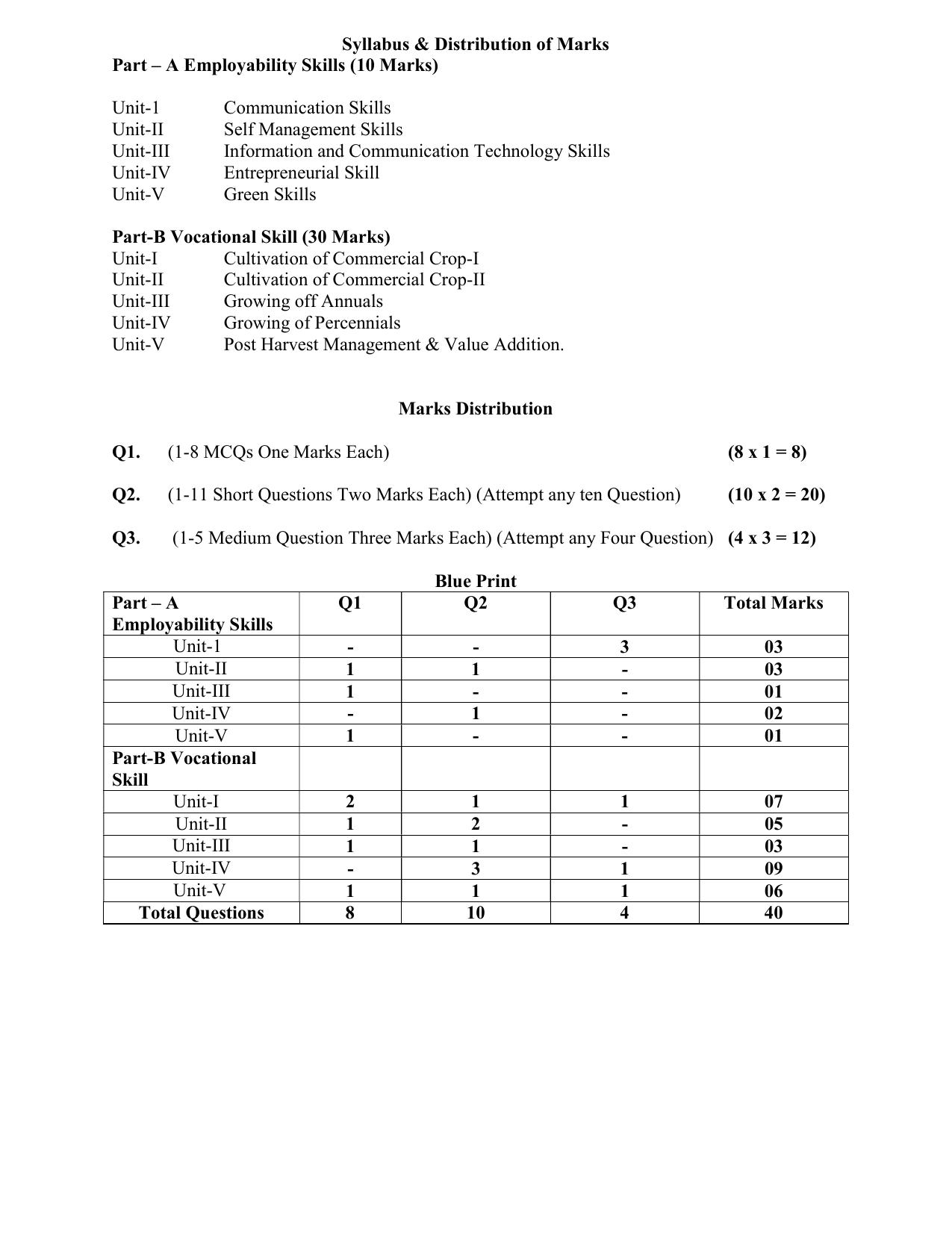 HPBOSE Class 12th Agriculture Sample Question Papers 2025 - Page 3