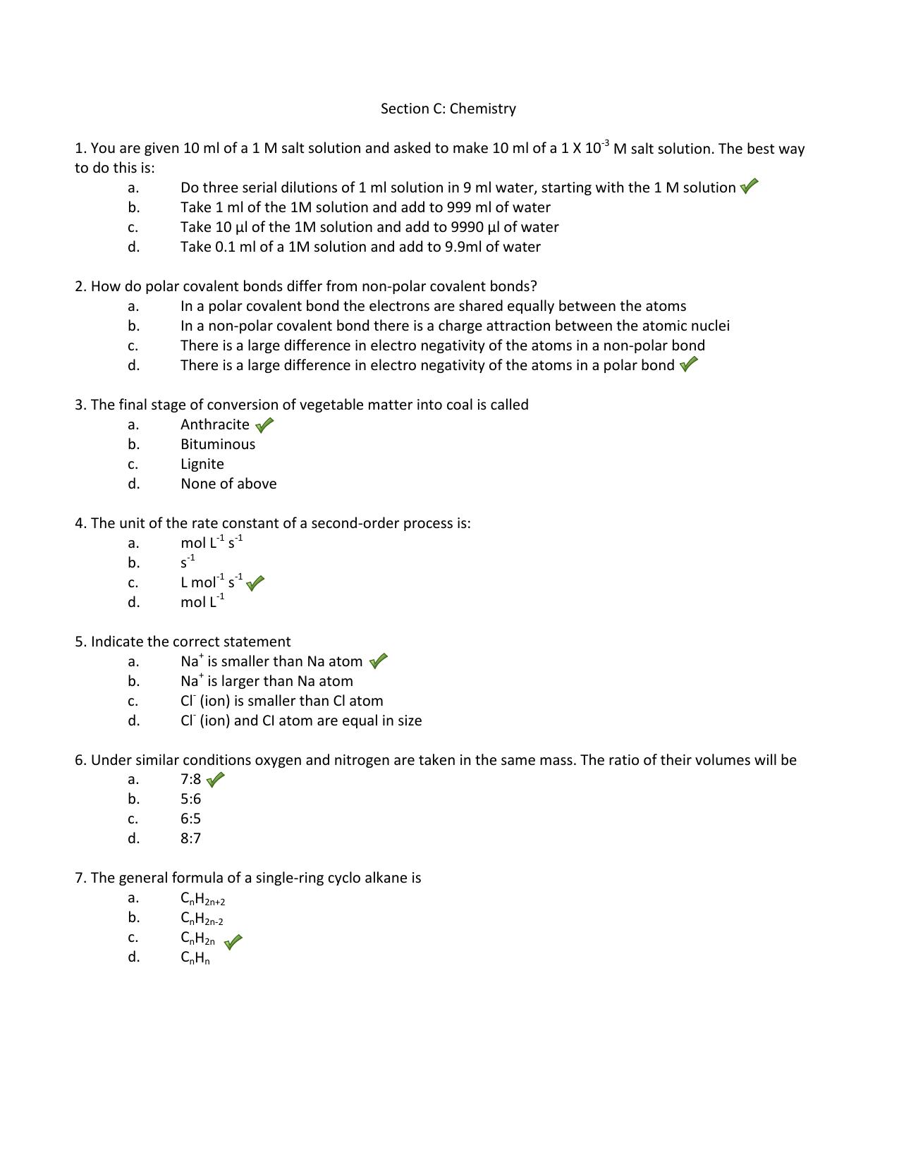 TIFR GS 2014 Biology Question Paper - Page 6