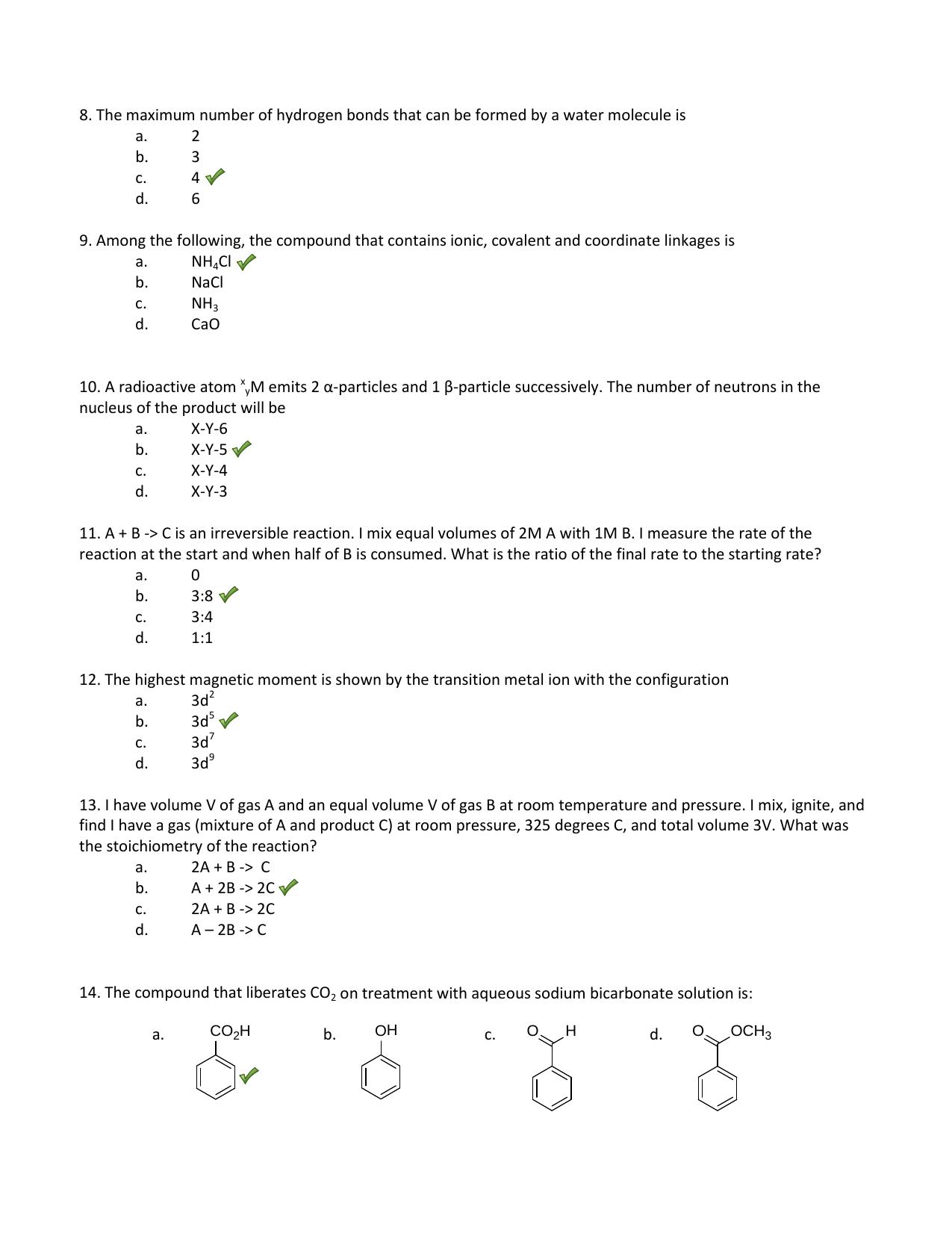 TIFR GS 2014 Biology Question Paper - Page 7