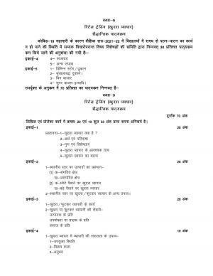 UP Board 9th Syllabus Retail Trading