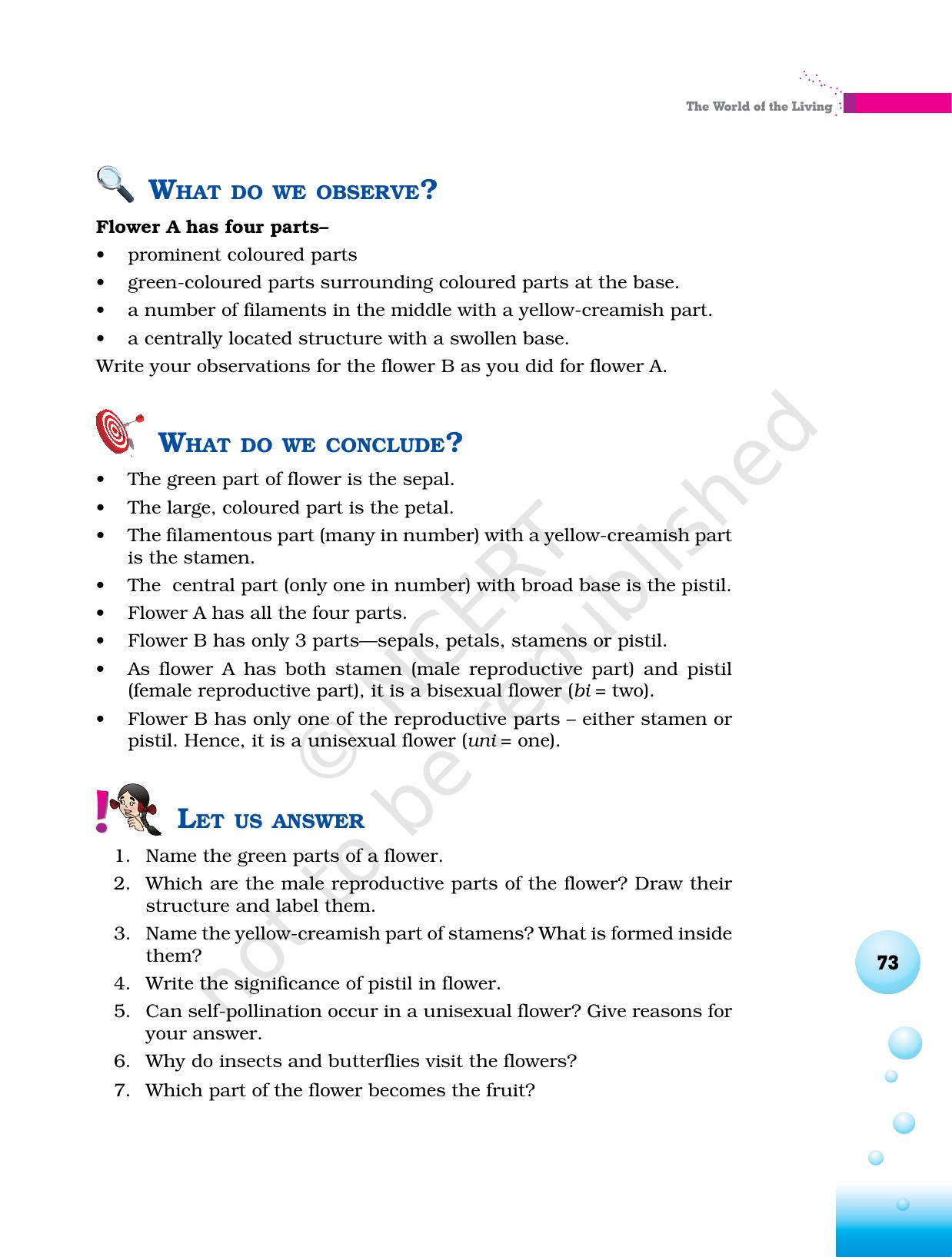 NCERT Laboratory Manuals for Class VI to VIII Science - Theme 3 The world of the living - Page 5