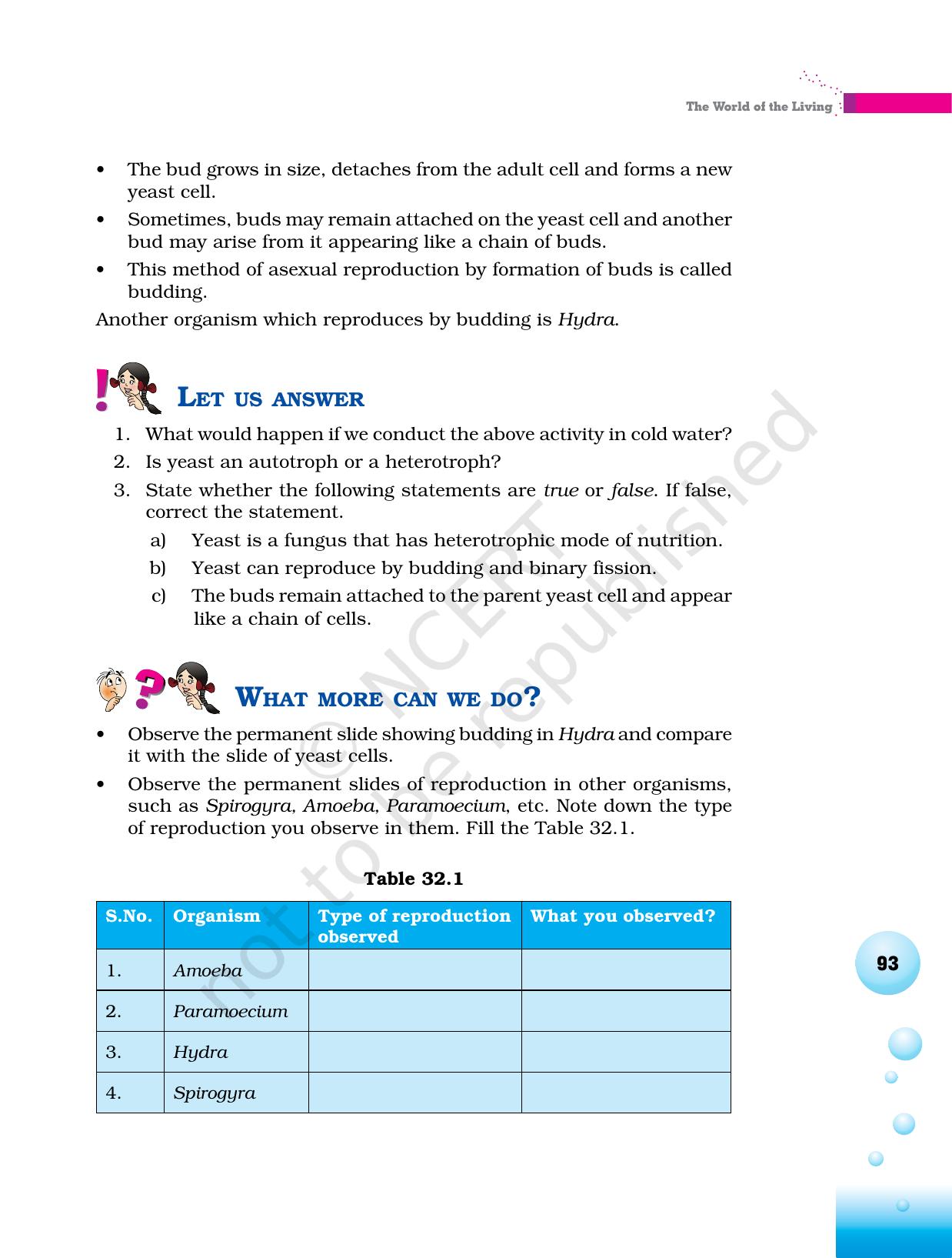 NCERT Laboratory Manuals for Class VI to VIII Science - Theme 3 The world of the living - Page 25