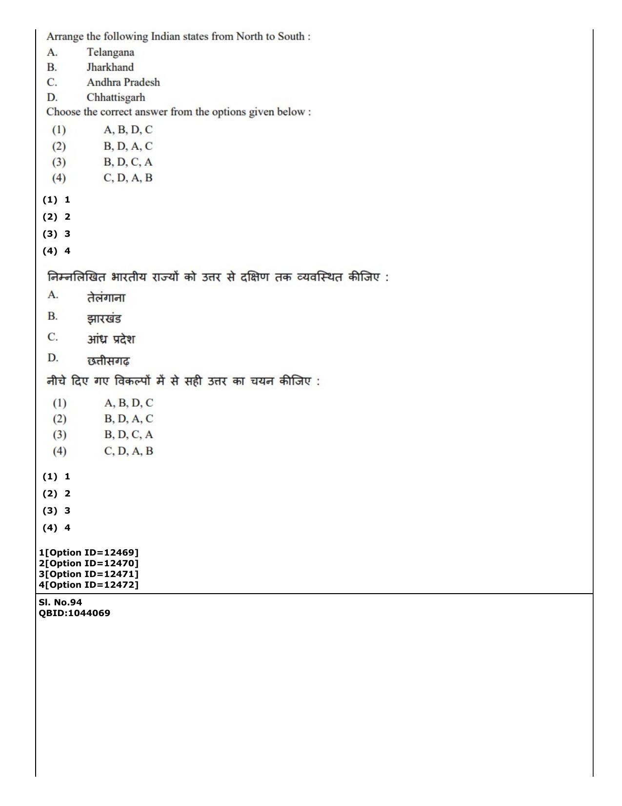 CUET (PG) 2022: PGQP-41 Mass Communication and Journalism (04-09-2022) Question Paper - Page 71