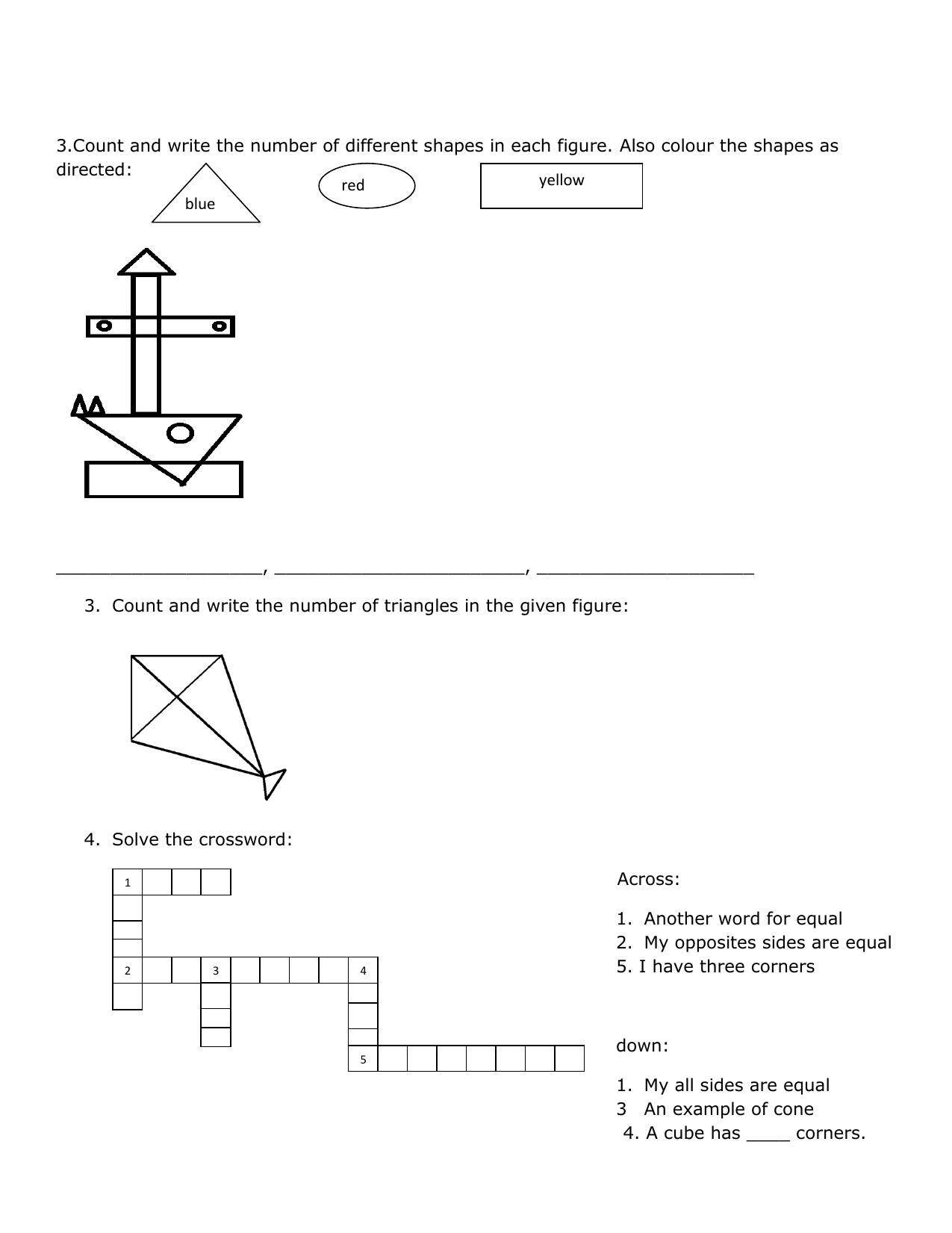 Worksheets for Class 2 Maths Assignment 8 - Page 2