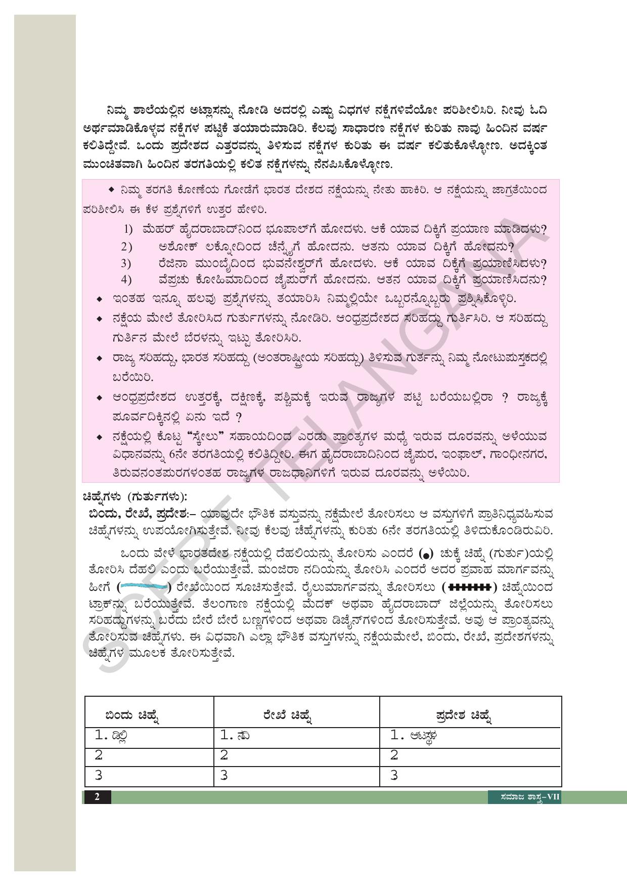 TS SCERT Class 7 Social Science (Kannada Medium) Text Book - Page 12