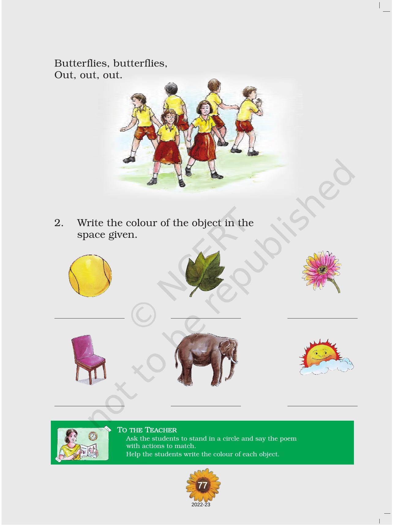 NCERT Book for Class 1 English (Raindrop):Unit 18-May I Come In? - Page 4