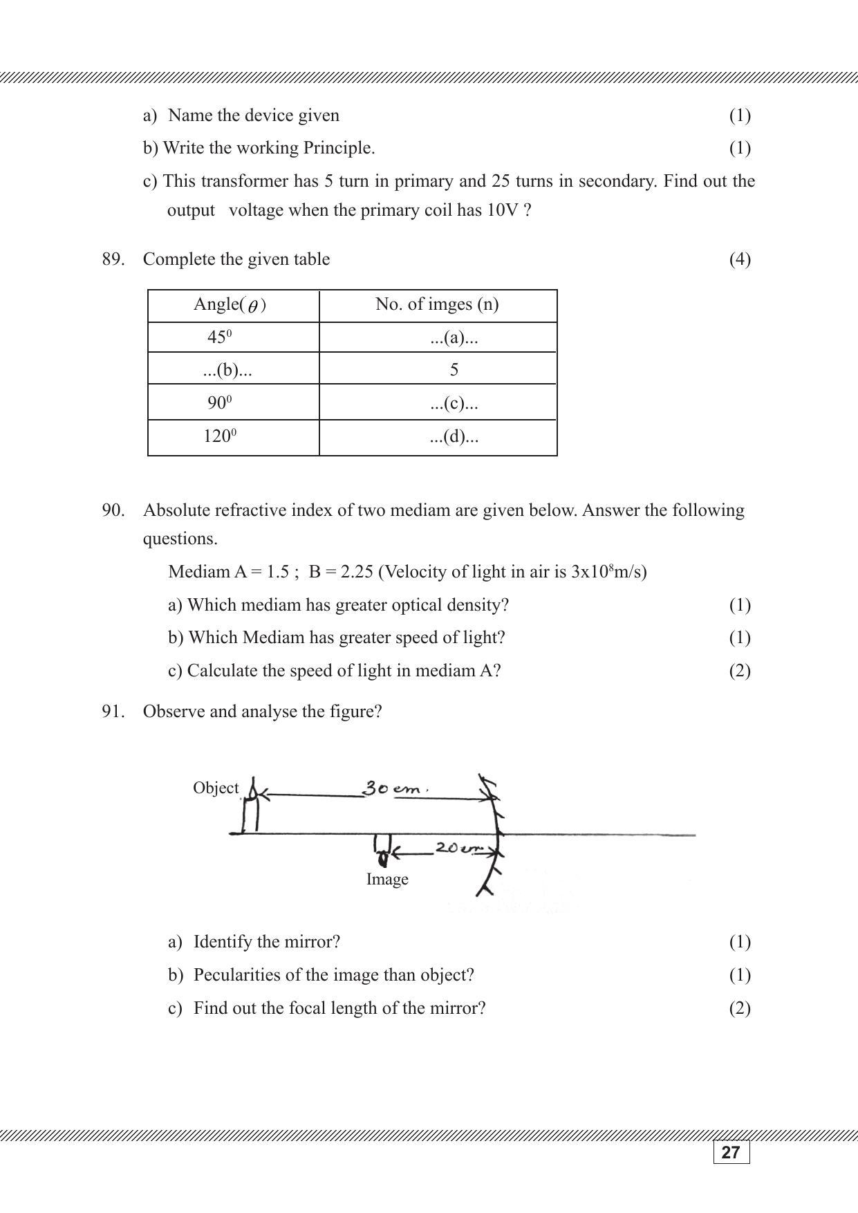Kerala SSLC 2023 Physics Question Pool - Page 27