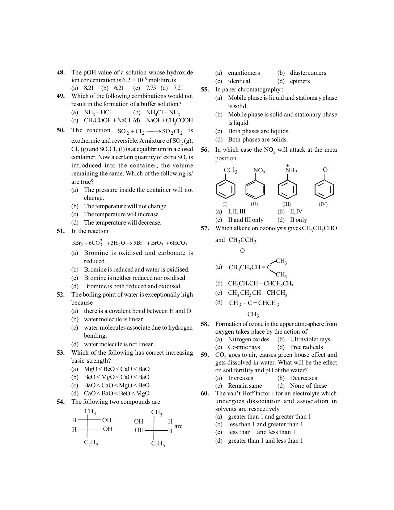 BITSAT 2012 Question Paper - Page 5