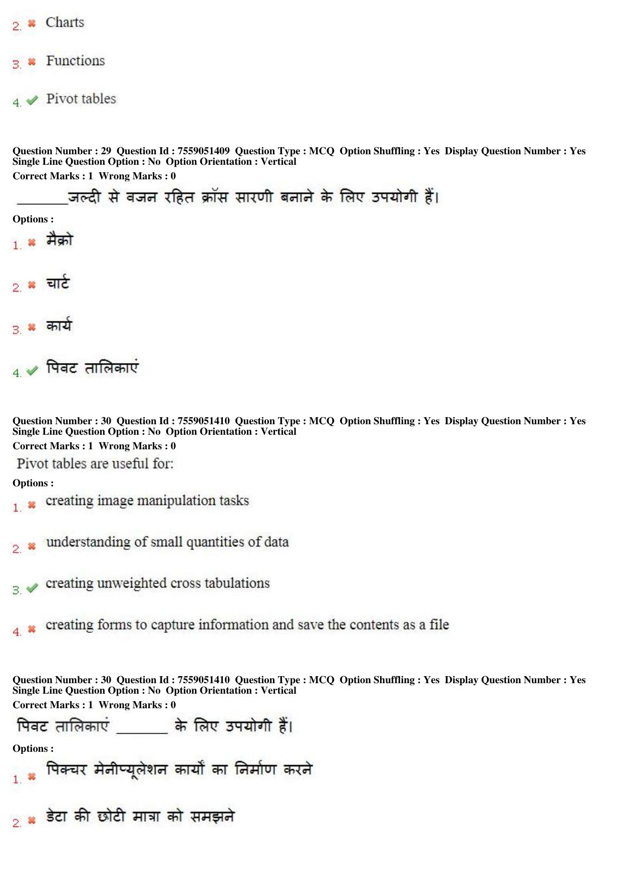 MP CPCT 16th June 2019 CPCT Question Paper Shift 2 - Page 20