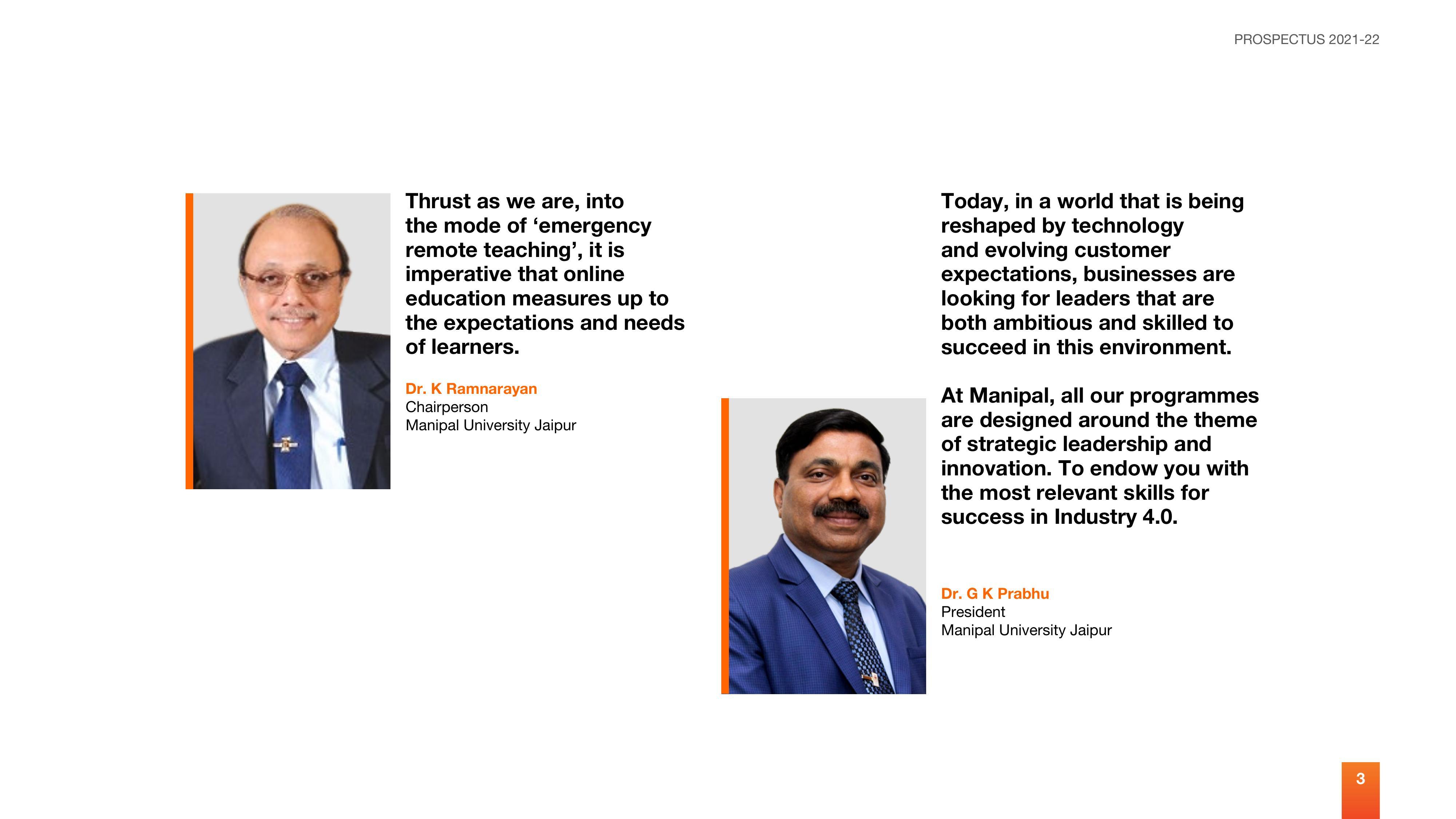 Manipal University, Manipal 2021-22 (Prospectus) - Page 4