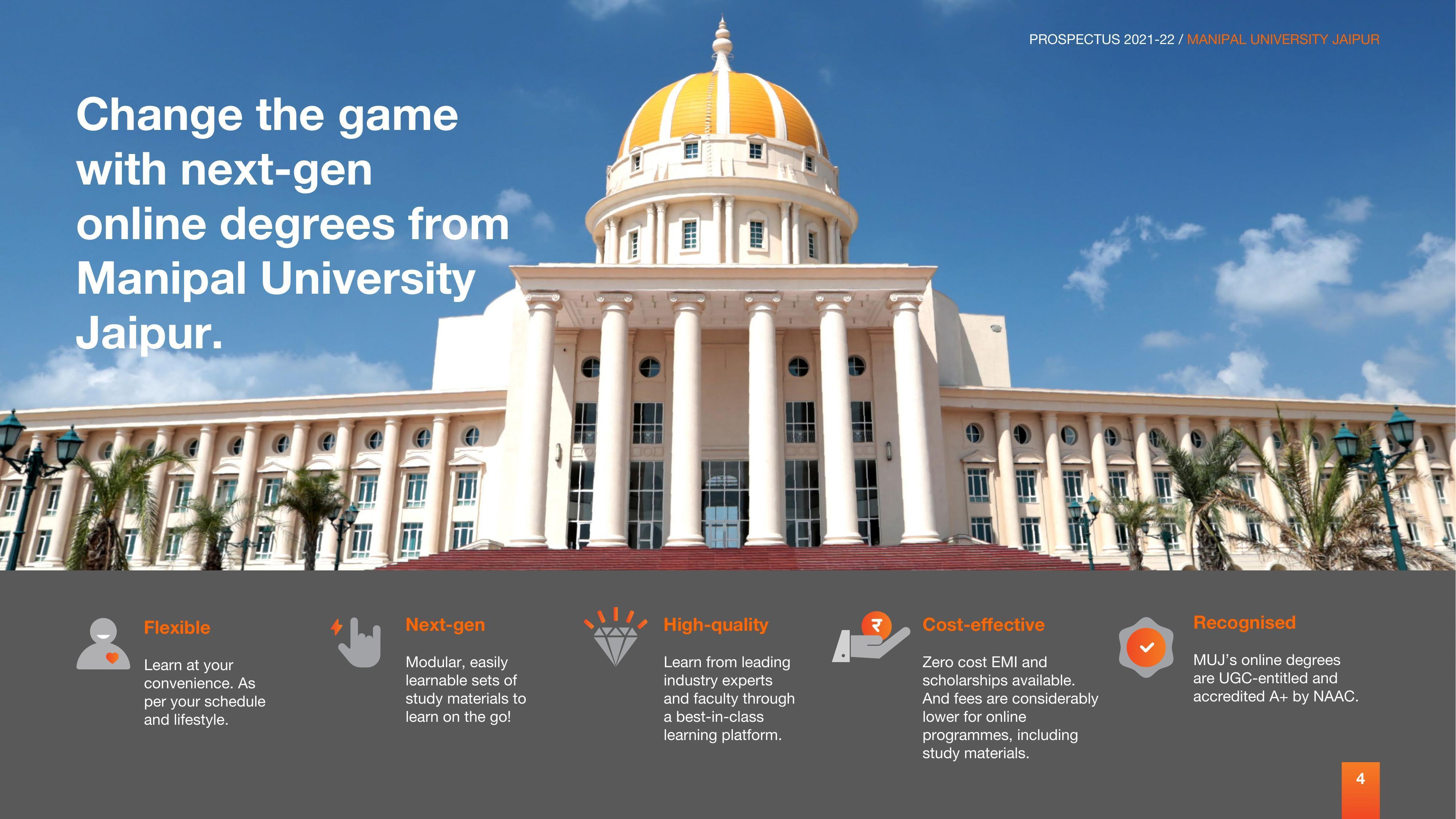 Manipal University, Manipal 2021-22 (Prospectus) - Page 5