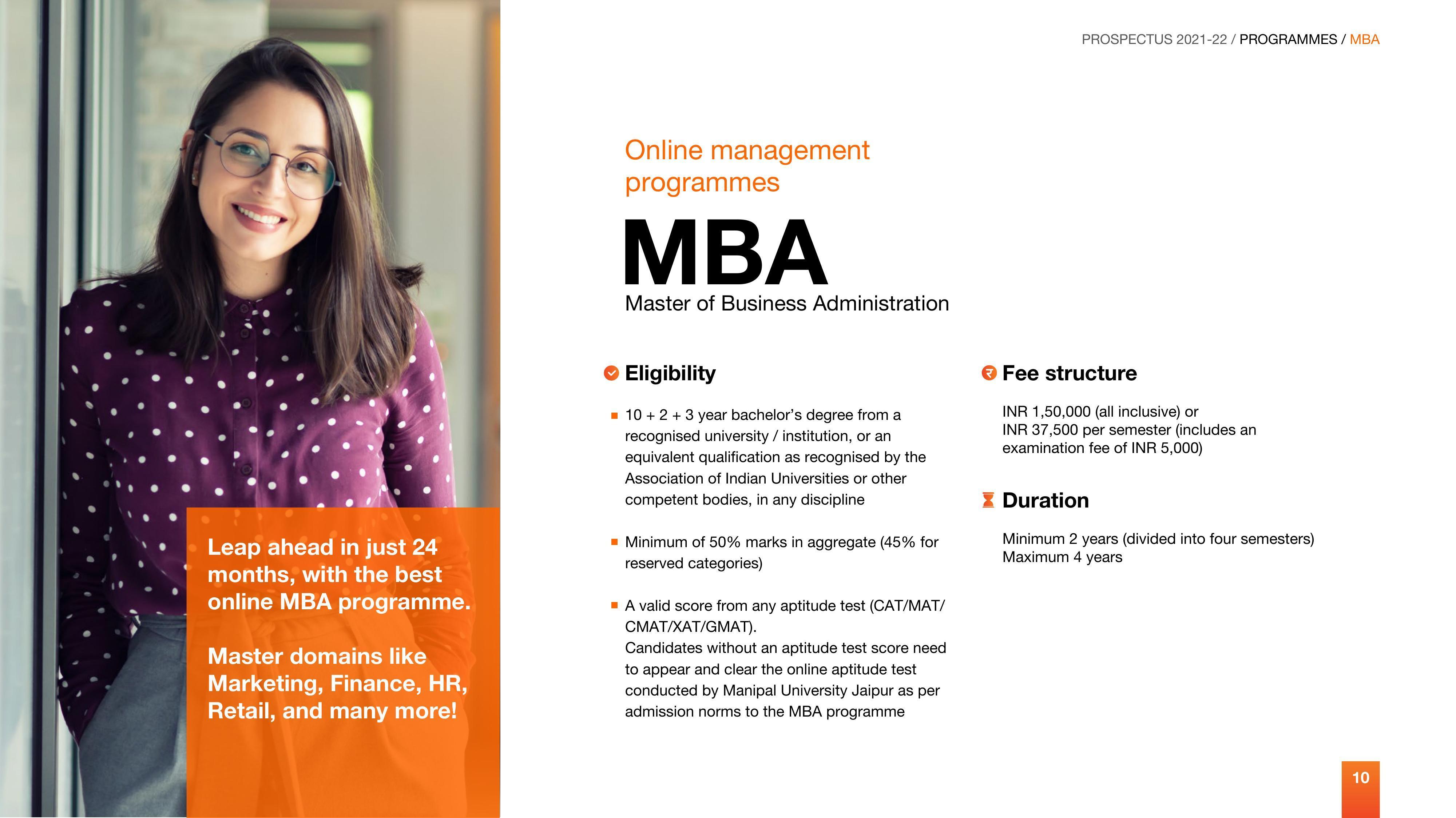 Manipal University, Manipal 2021-22 (Prospectus) - Page 11
