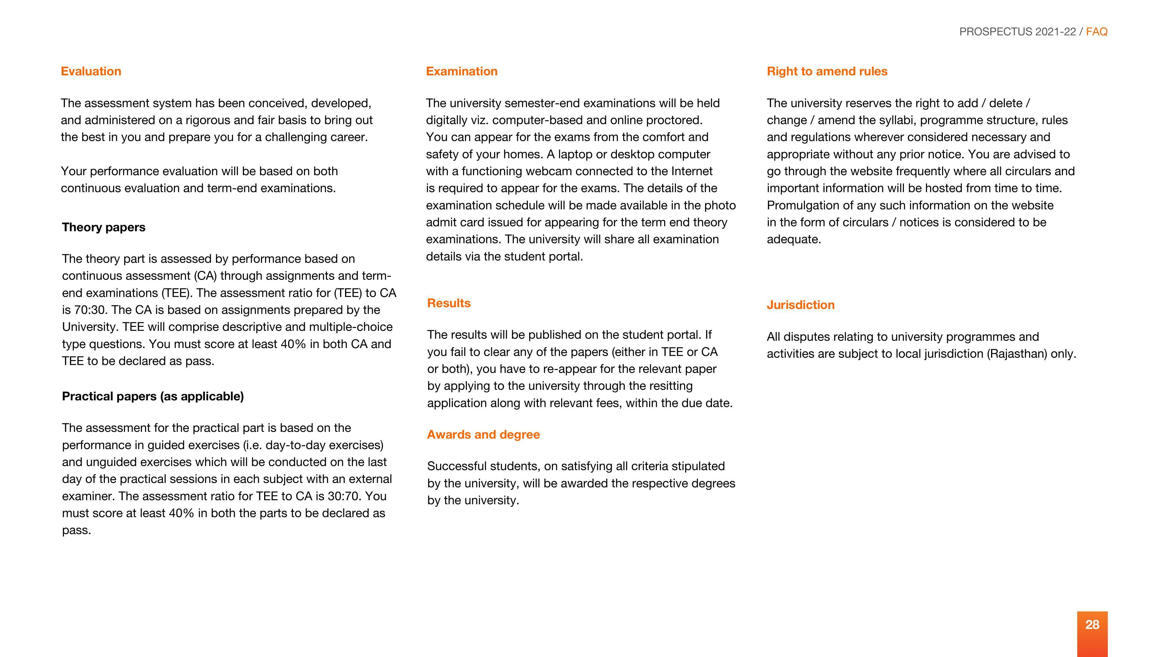Manipal University, Manipal 2021-22 (Prospectus) - Page 29