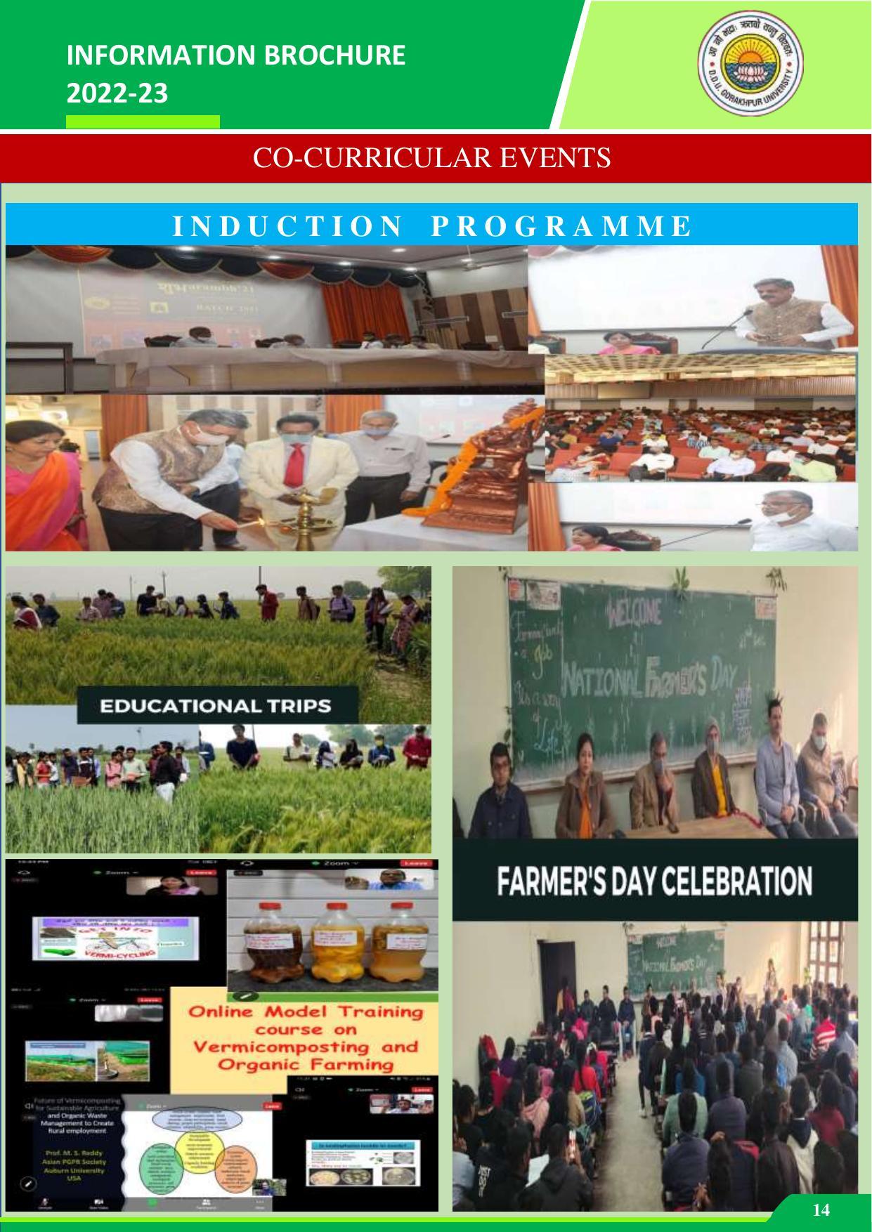 Deen Dayal Upadhyay Gorakhpur University, Gorakhpur Agriculture 2022-23 - Page 14
