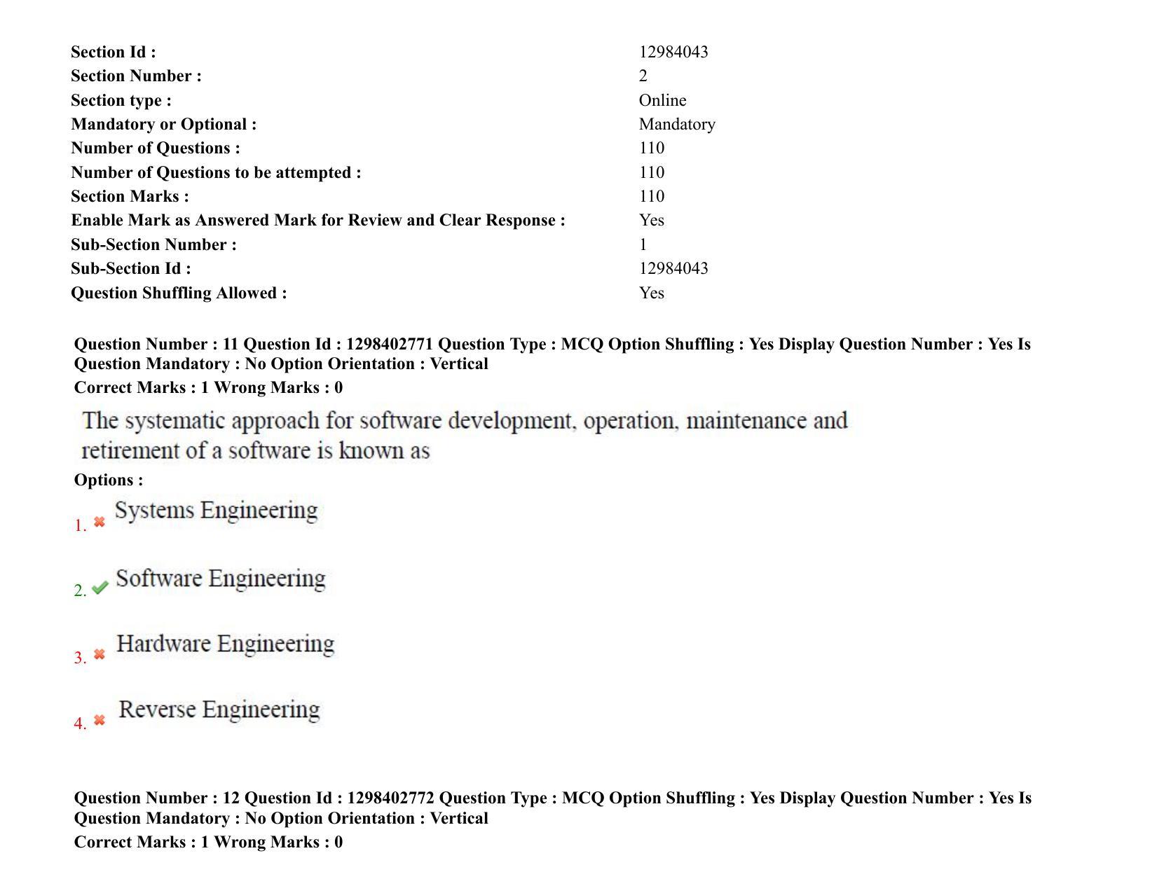TS PGECET 2021: (CS) Computer Science and Information Technology Question Papers - Page 9