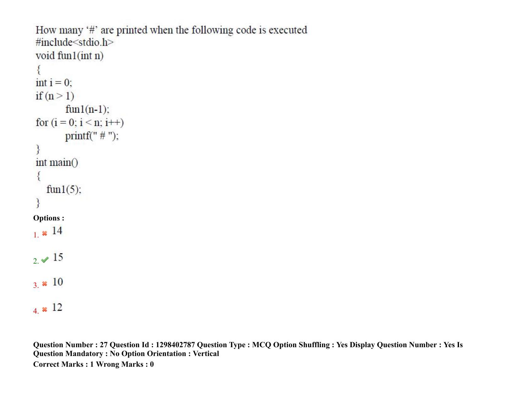 TS PGECET 2021: (CS) Computer Science and Information Technology Question Papers - Page 18