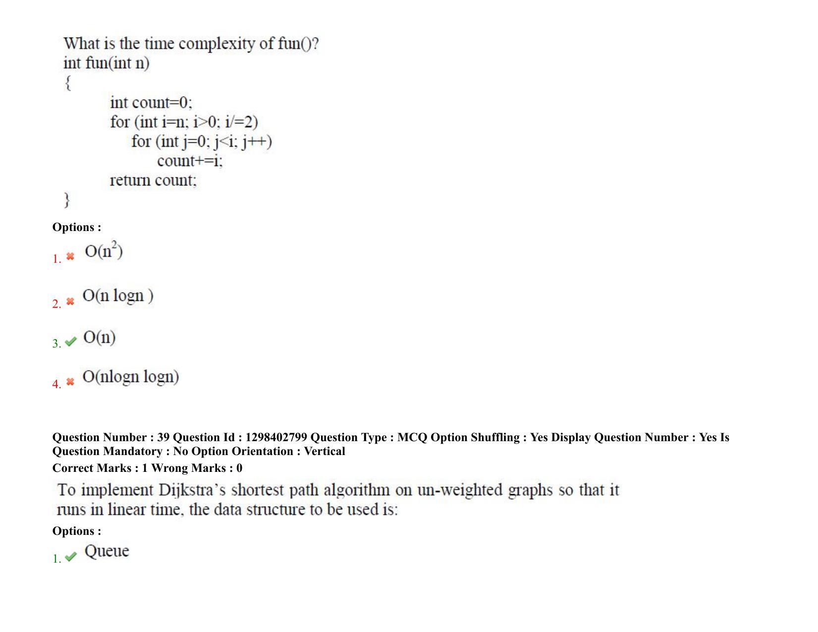 TS PGECET 2021: (CS) Computer Science and Information Technology Question Papers - Page 28