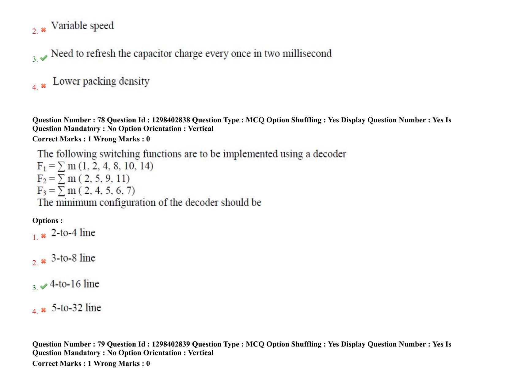 TS PGECET 2021: (CS) Computer Science and Information Technology Question Papers - Page 50