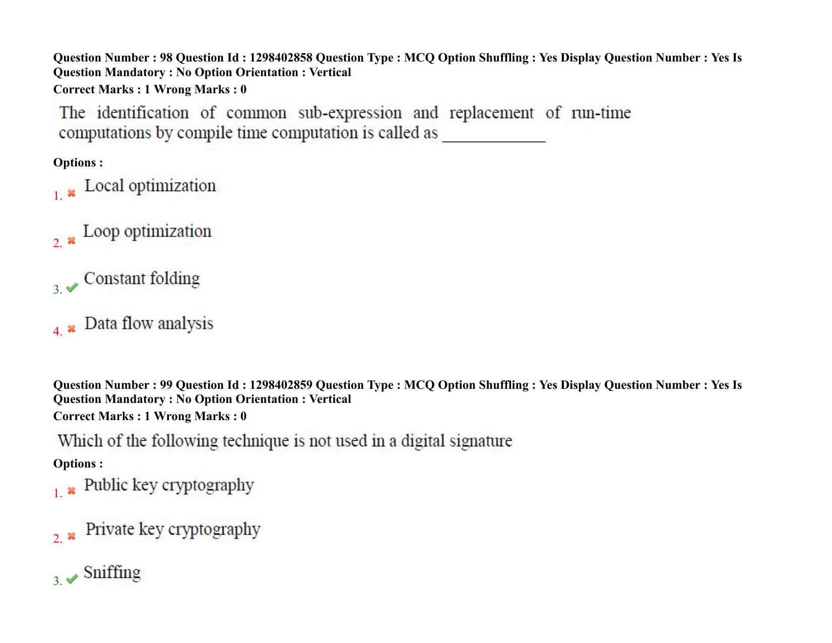 TS PGECET 2021: (CS) Computer Science and Information Technology Question Papers - Page 62