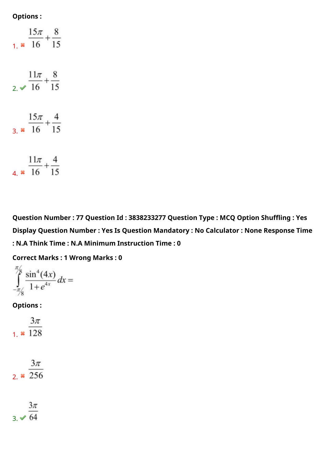 TS EAPCET 2024 Question Paper Engineering 10 May Shift 1 With Preliminary Key - Page 56