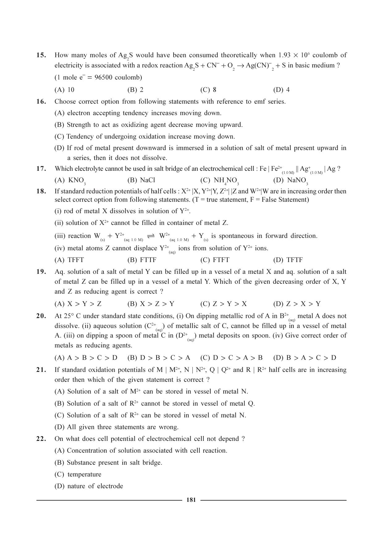 GSEB HSC Chemistry Question Paper (English Medium)- Chapter 8 - Page 5