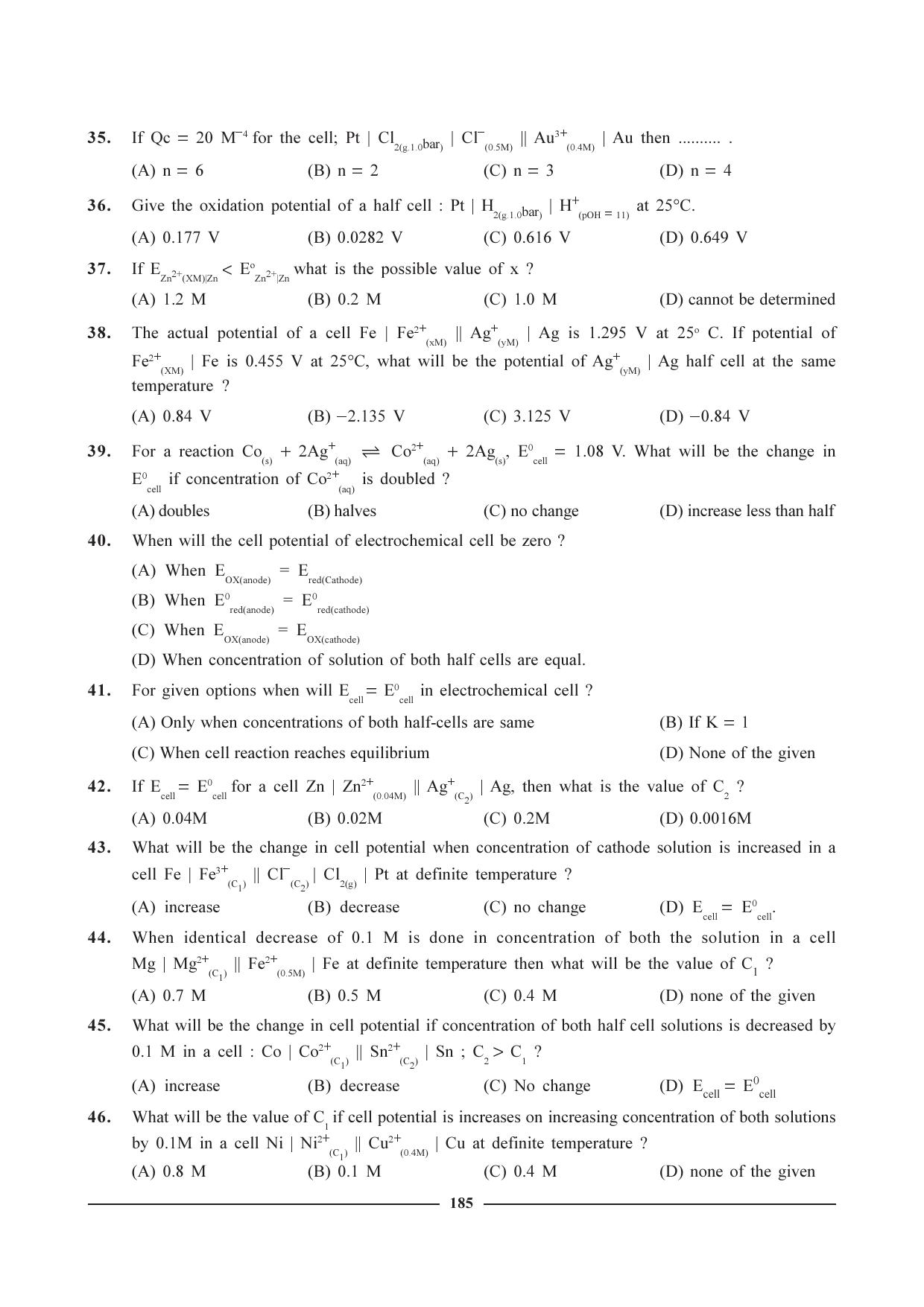 GSEB HSC Chemistry Question Paper (English Medium)- Chapter 8 - Page 9