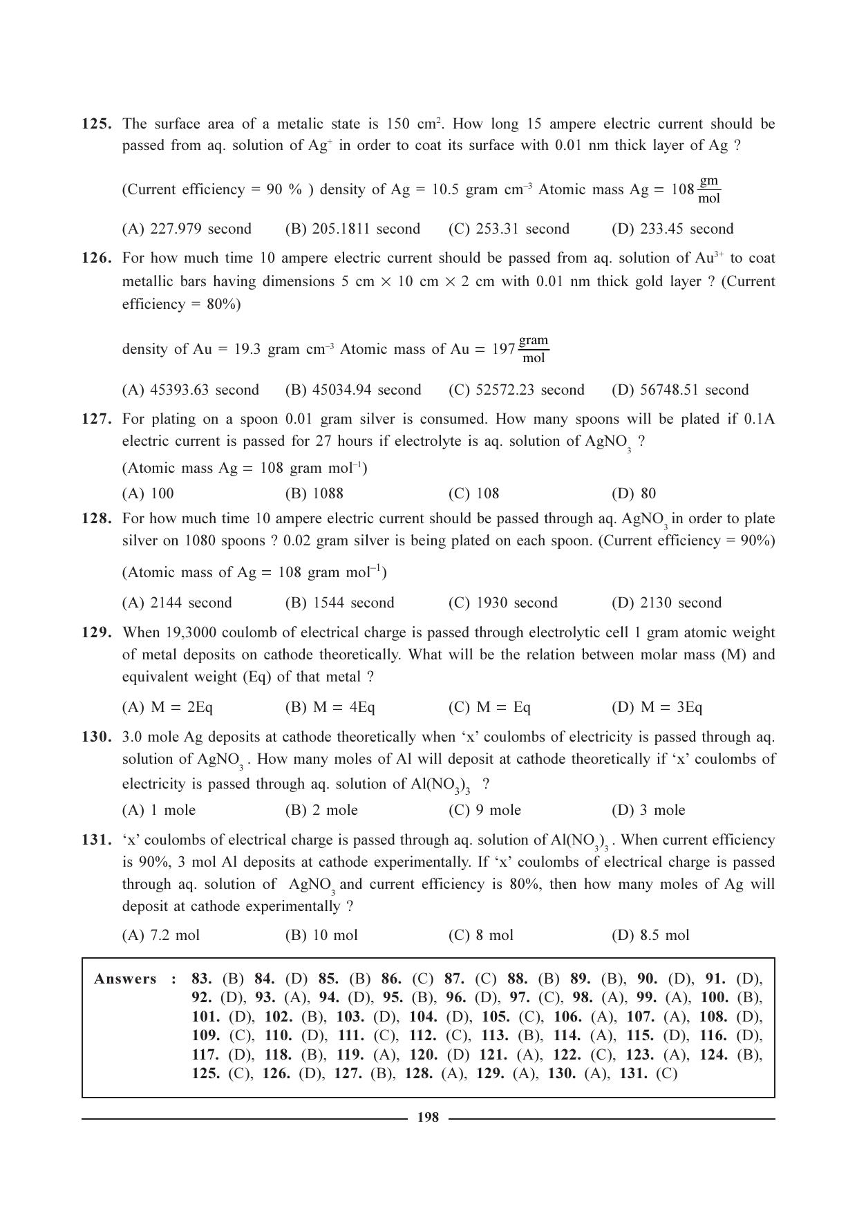 GSEB HSC Chemistry Question Paper (English Medium)- Chapter 8 - Page 22