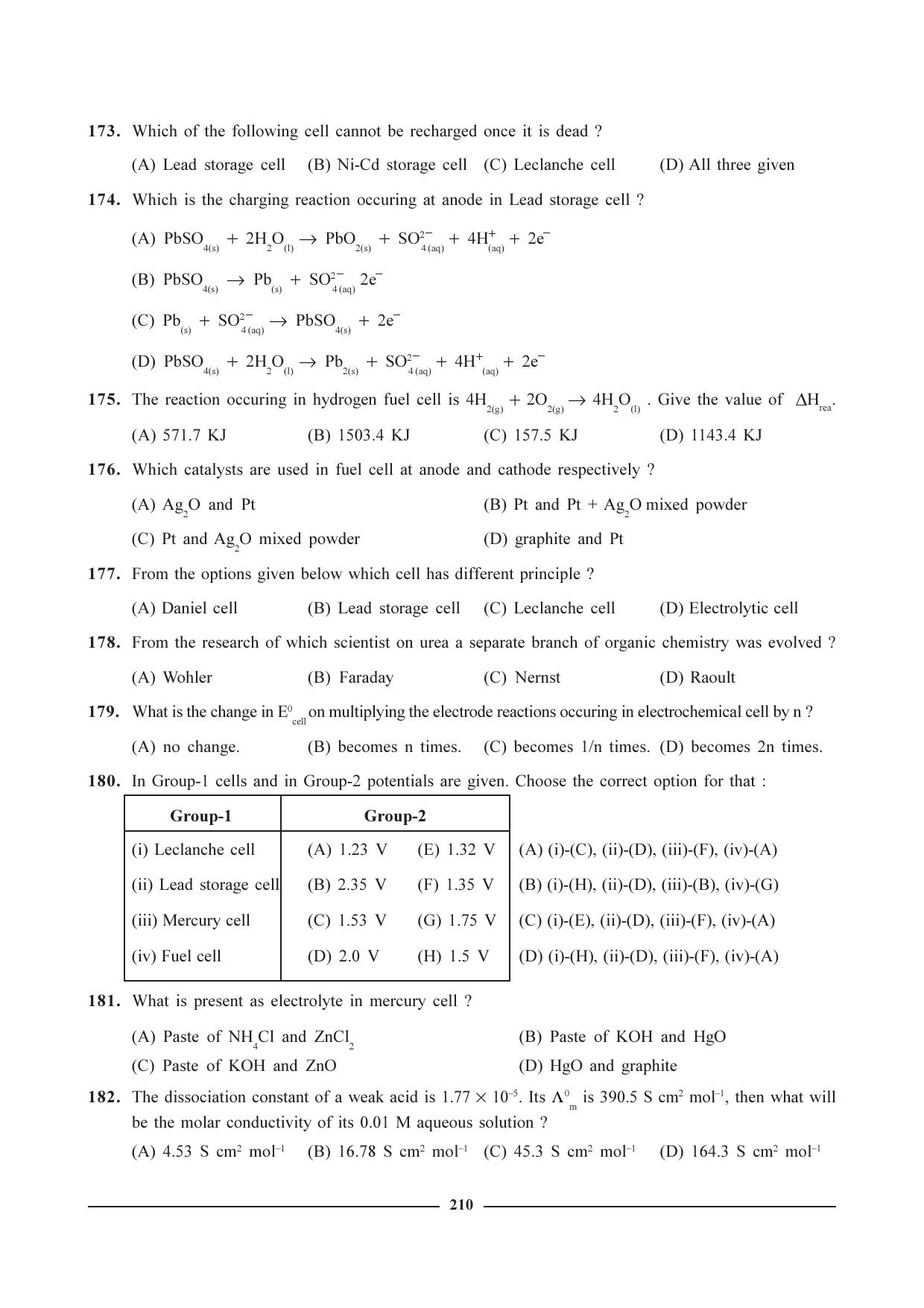 GSEB HSC Chemistry Question Paper (English Medium)- Chapter 8 - Page 34