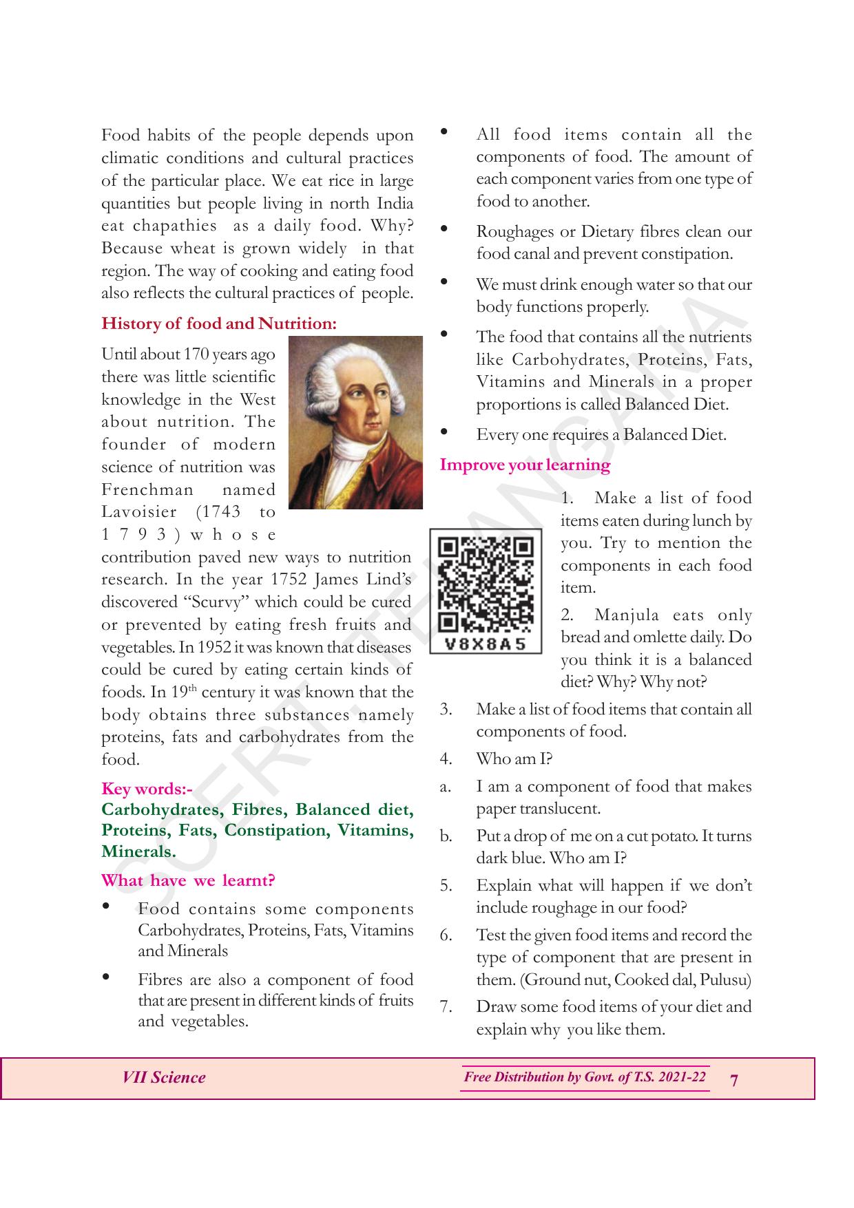 TS SCERT Class 7 General Science (English Medium) Text Book - Page 21