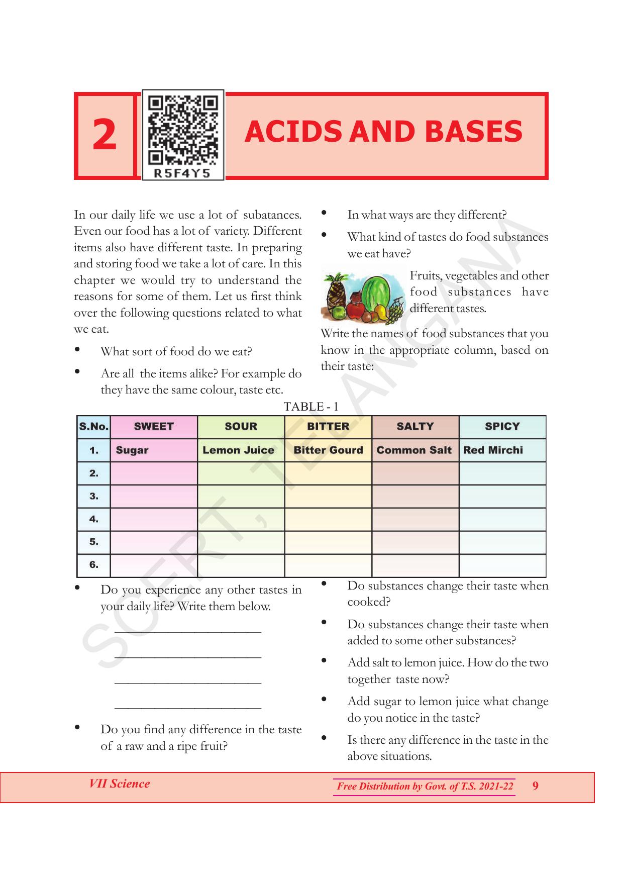 TS SCERT Class 7 General Science (English Medium) Text Book - Page 23
