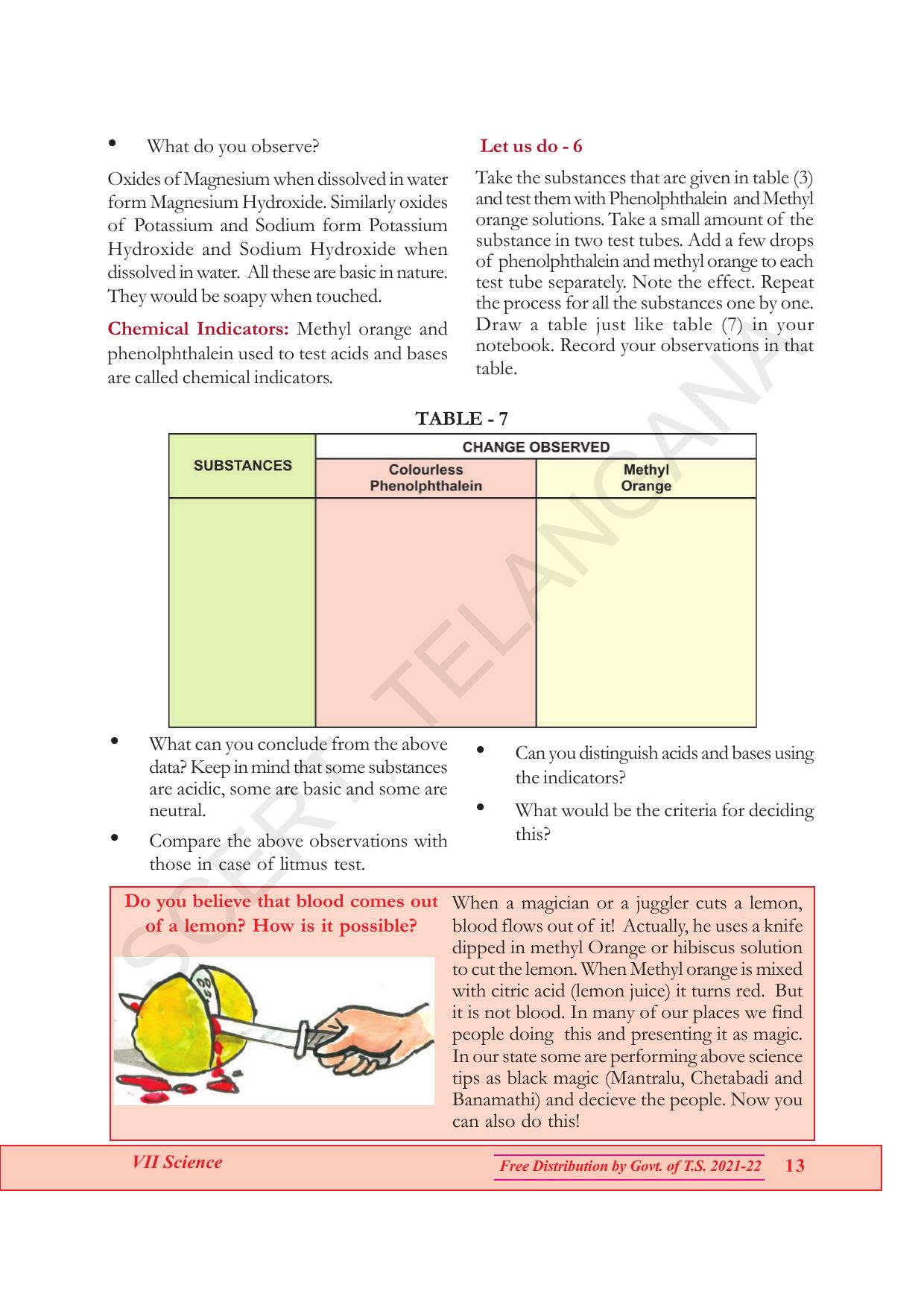 TS SCERT Class 7 General Science (English Medium) Text Book - Page 27