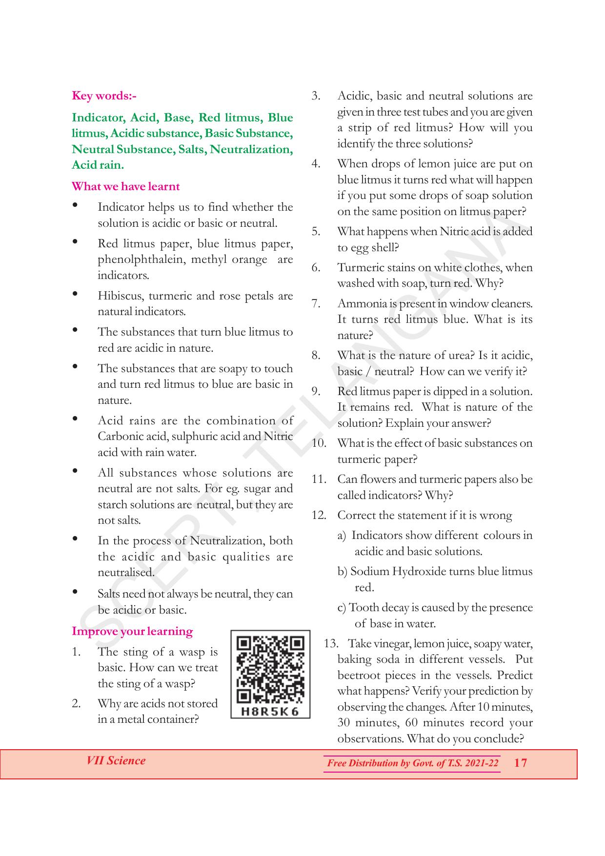 TS SCERT Class 7 General Science (English Medium) Text Book - Page 31
