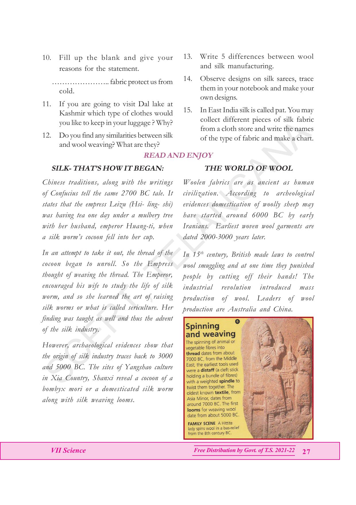 TS SCERT Class 7 General Science (English Medium) Text Book - Page 41
