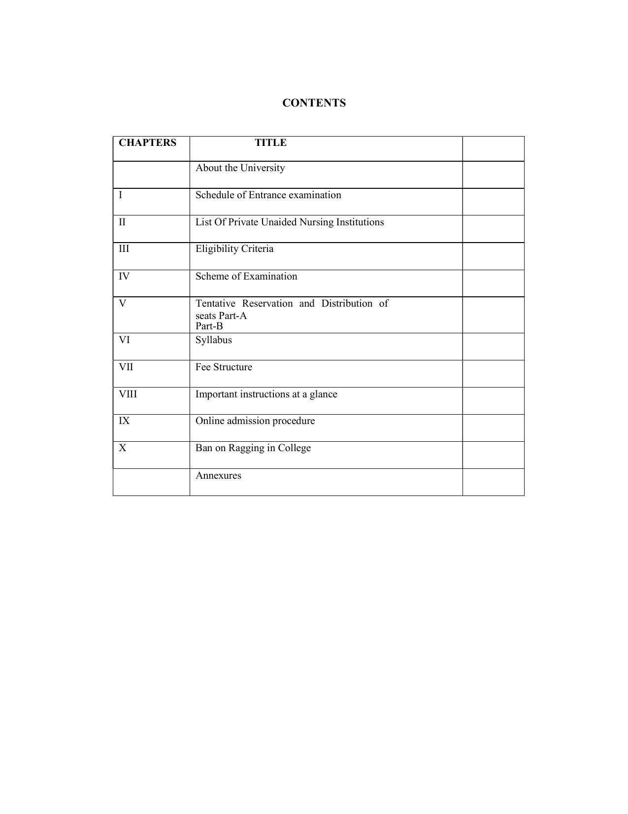 Pandit Bhagwat Dayal Sharma University of Health Sciences, Rohtak Admission Prospectus 2021-22 - Page 3