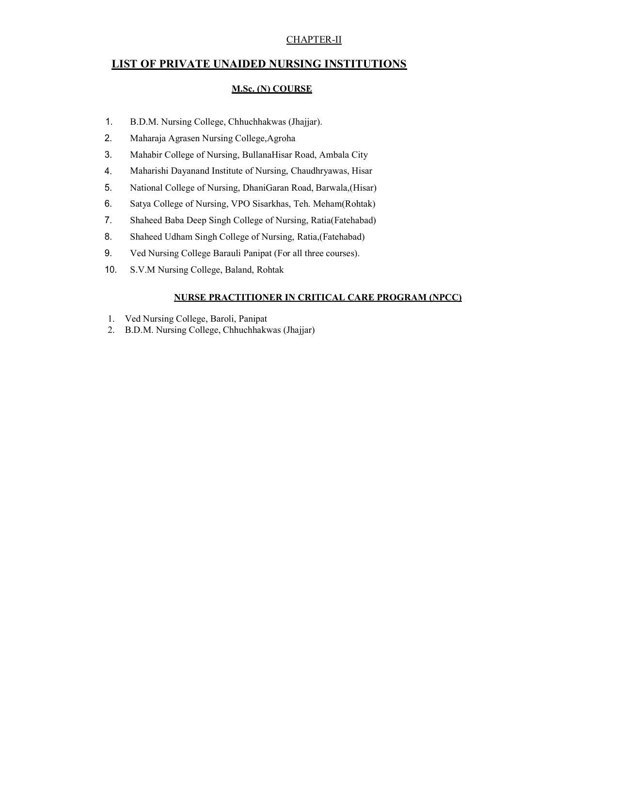 Pandit Bhagwat Dayal Sharma University of Health Sciences, Rohtak Admission Prospectus 2021-22 - Page 7