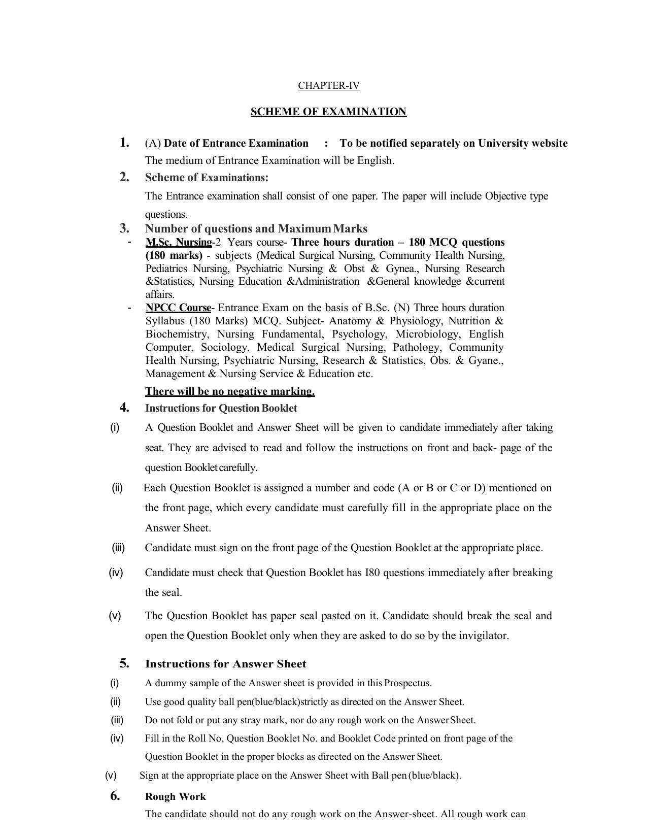 Pandit Bhagwat Dayal Sharma University of Health Sciences, Rohtak Admission Prospectus 2021-22 - Page 10