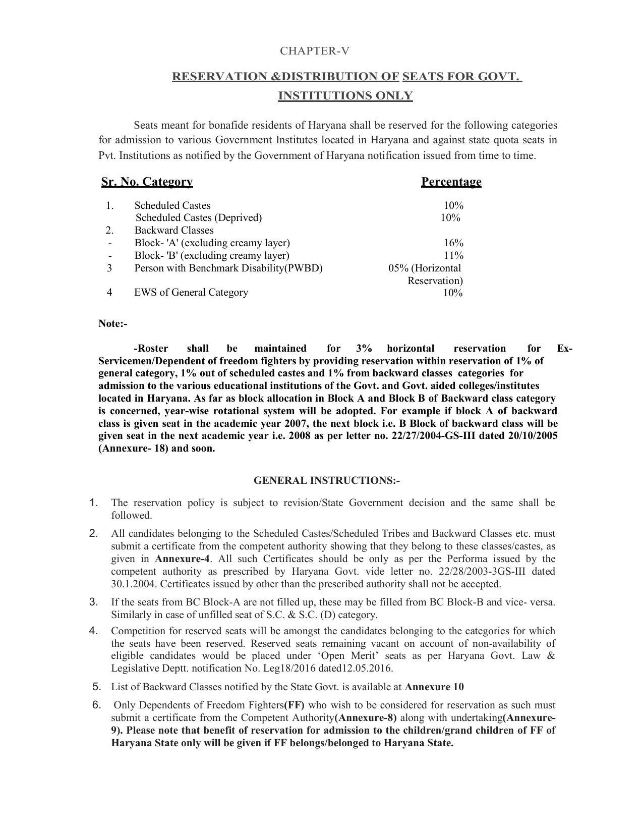 Pandit Bhagwat Dayal Sharma University of Health Sciences, Rohtak Admission Prospectus 2021-22 - Page 14