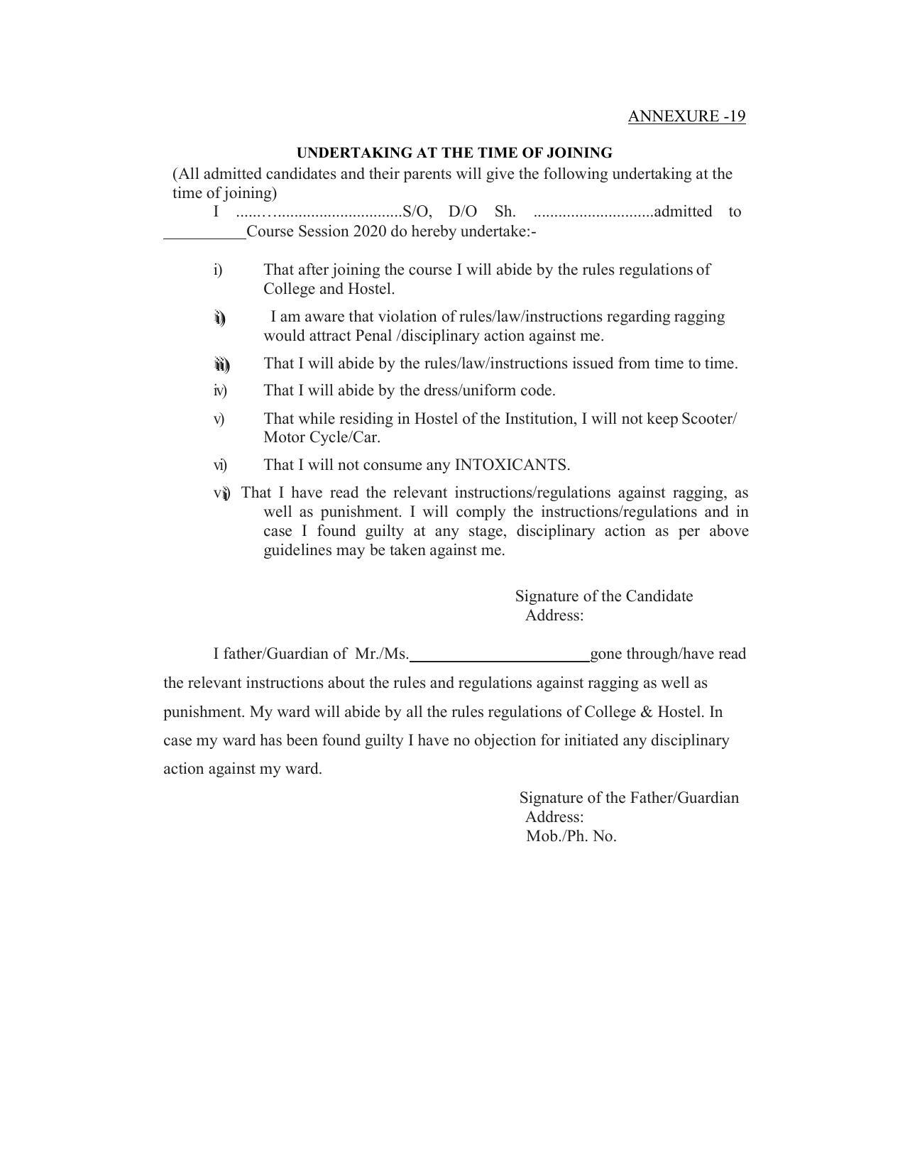 Pandit Bhagwat Dayal Sharma University of Health Sciences, Rohtak Admission Prospectus 2021-22 - Page 49
