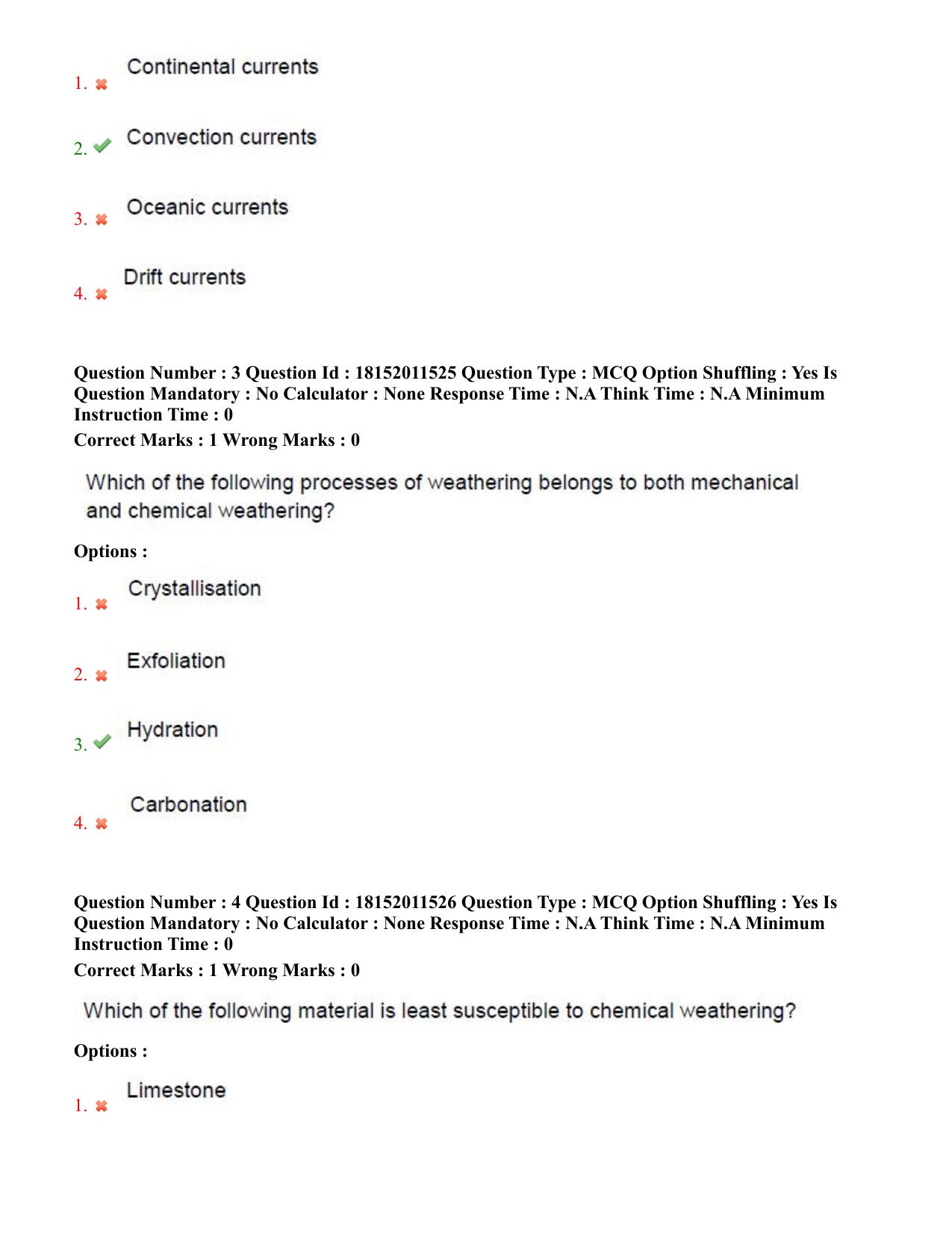 TS CPGET 2023 M Sc Geo informatics (Shift 3) Question Paper with Answer Key - Page 3