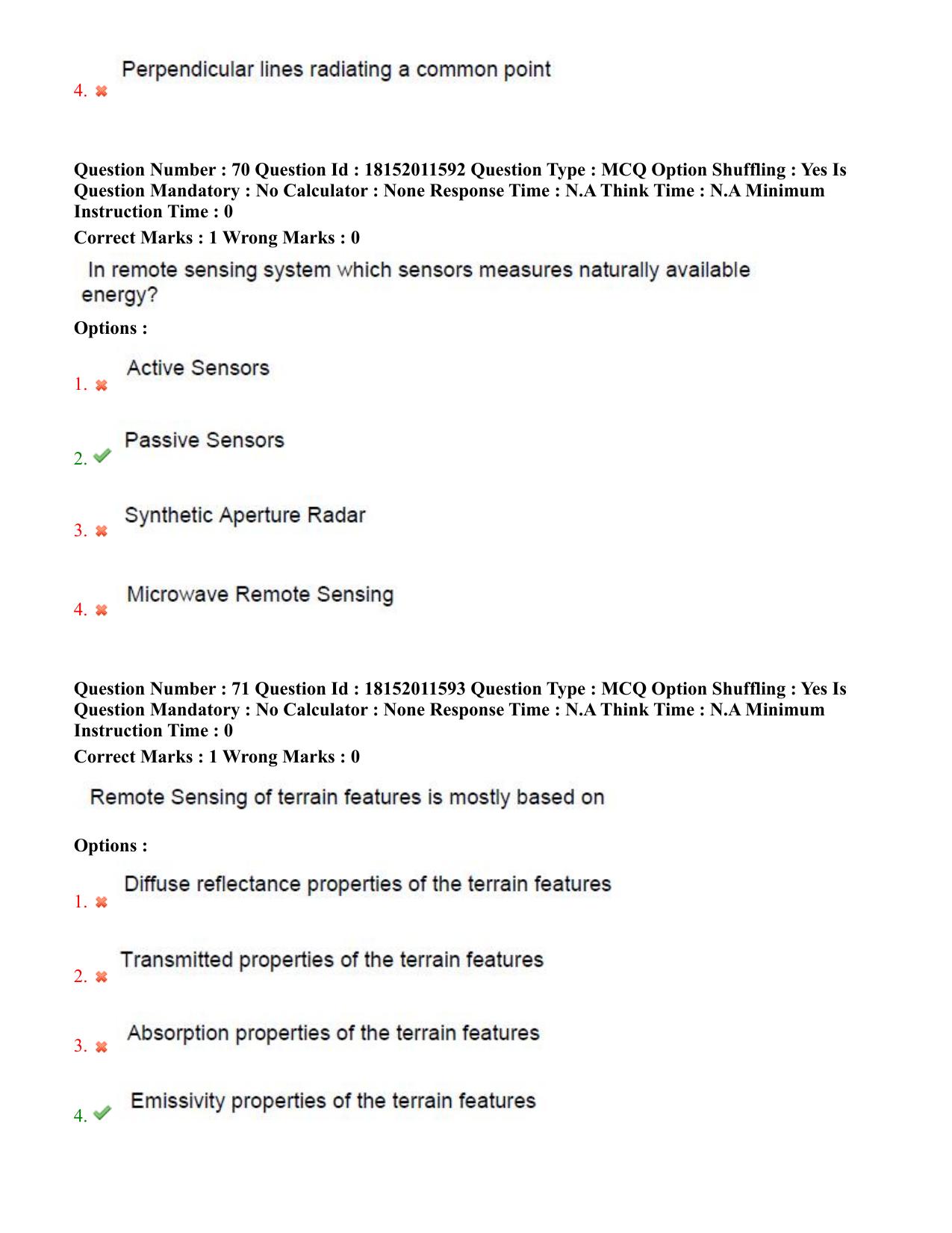 TS CPGET 2023 M Sc Geo informatics (Shift 3) Question Paper with Answer Key - Page 35