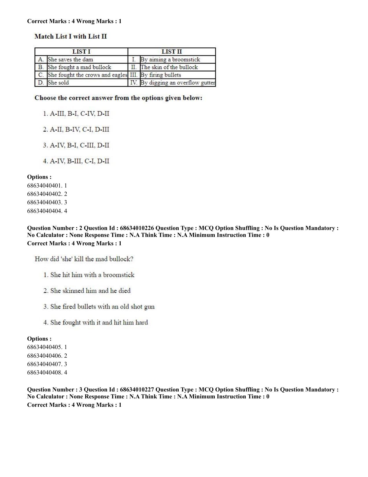 CUET PG 2023: LAQP09 – Chinese (Eng.)-Shift 1 (09-06-2023) Question Paper - Page 5