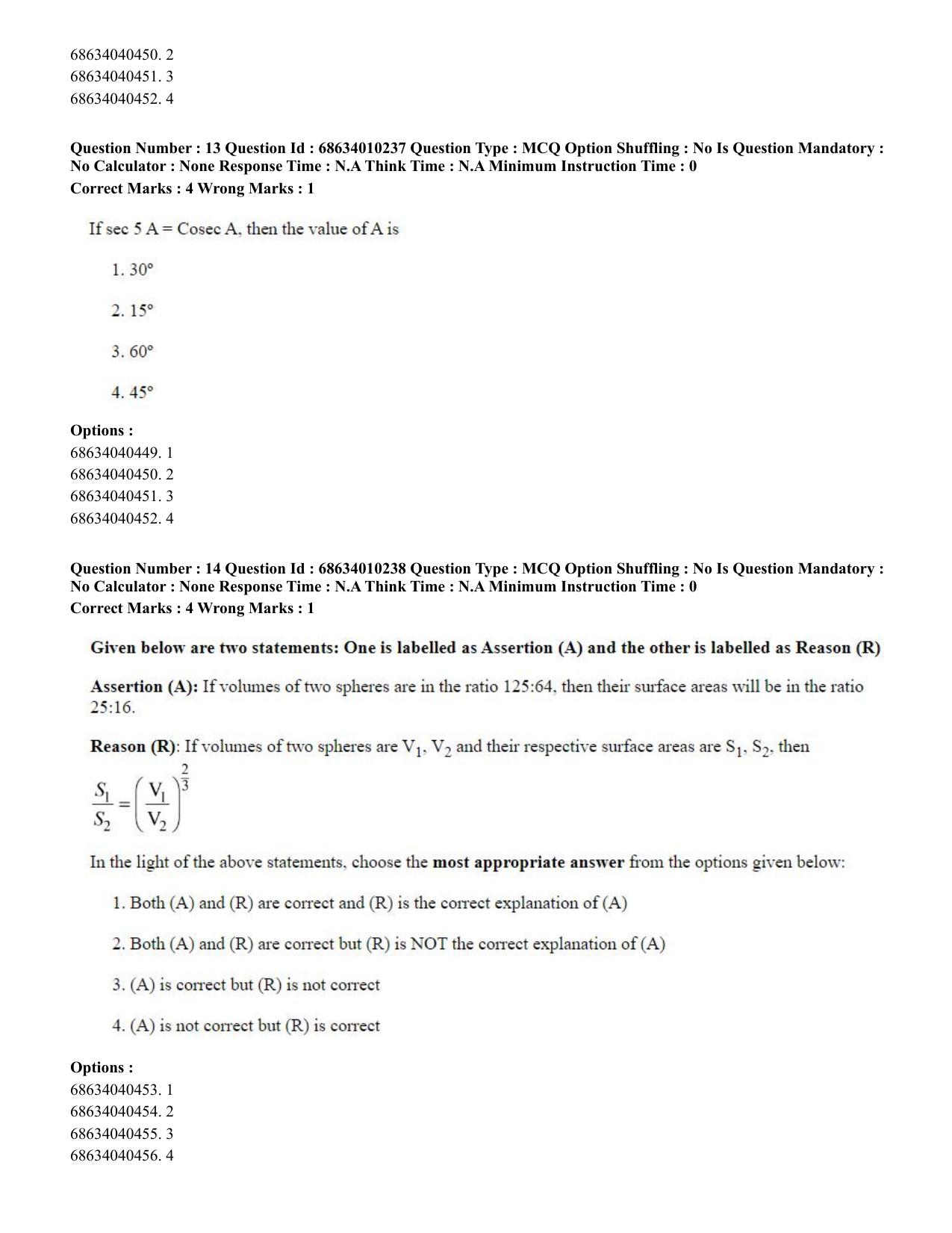 CUET PG 2023: LAQP09 – Chinese (Eng.)-Shift 1 (09-06-2023) Question Paper - Page 19