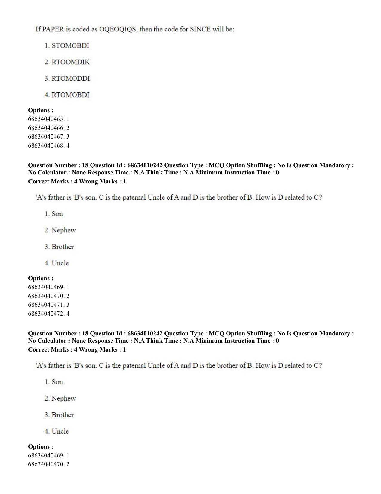 CUET PG 2023: LAQP09 – Chinese (Eng.)-Shift 1 (09-06-2023) Question Paper - Page 25