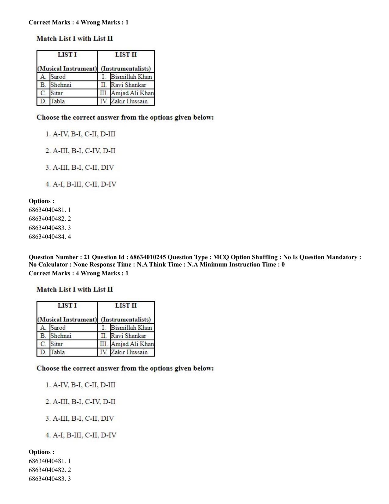 CUET PG 2023: LAQP09 – Chinese (Eng.)-Shift 1 (09-06-2023) Question Paper - Page 30