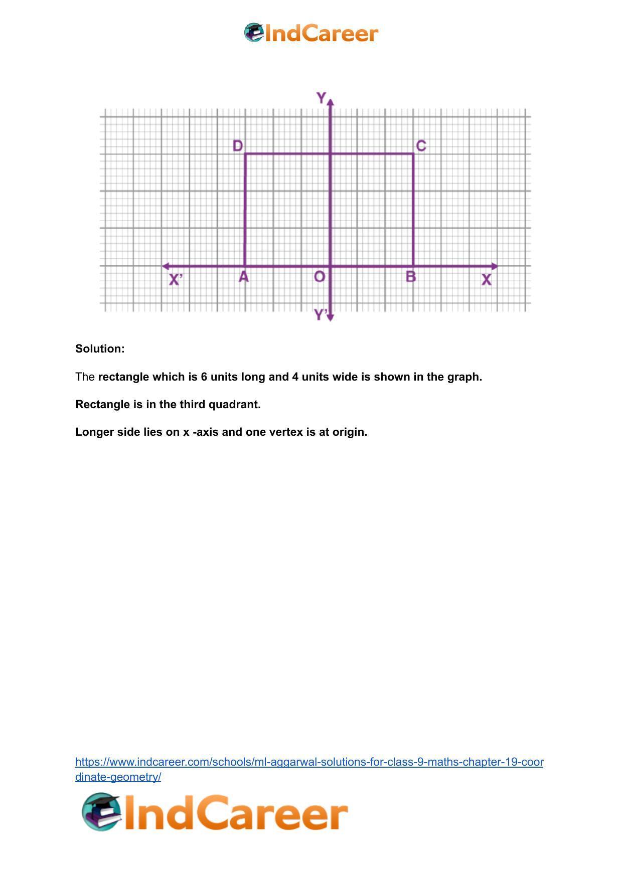 ML Aggarwal Solutions for Class 9 Maths Chapter 19- Coordinate Geometry - Page 16