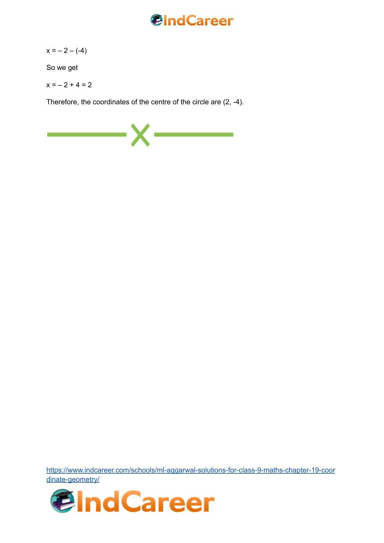 ML Aggarwal Solutions for Class 9 Maths Chapter 19- Coordinate Geometry - Page 113