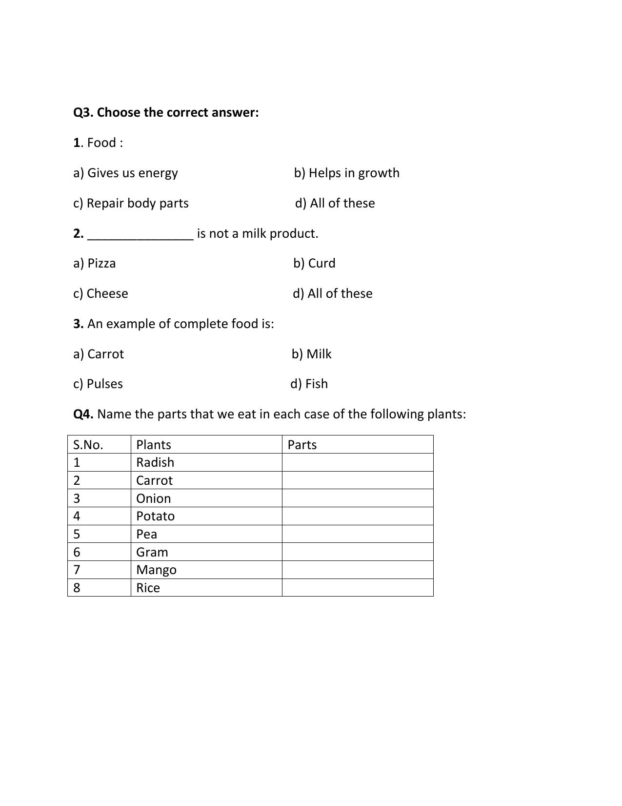 CBSE Worksheets for Class 6 General Science Assignment 10 - Page 2