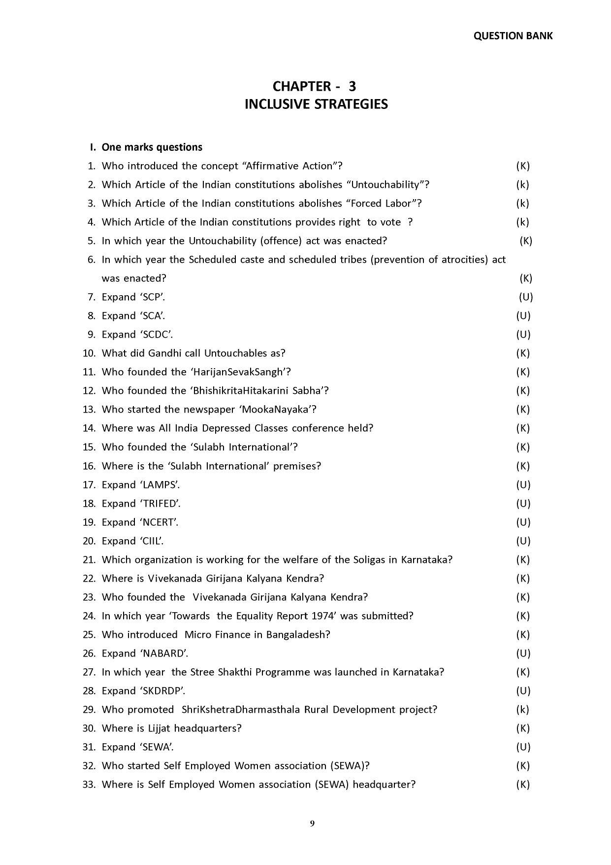 Karnataka 2nd PUC Question Bank for Sociology - Page 17